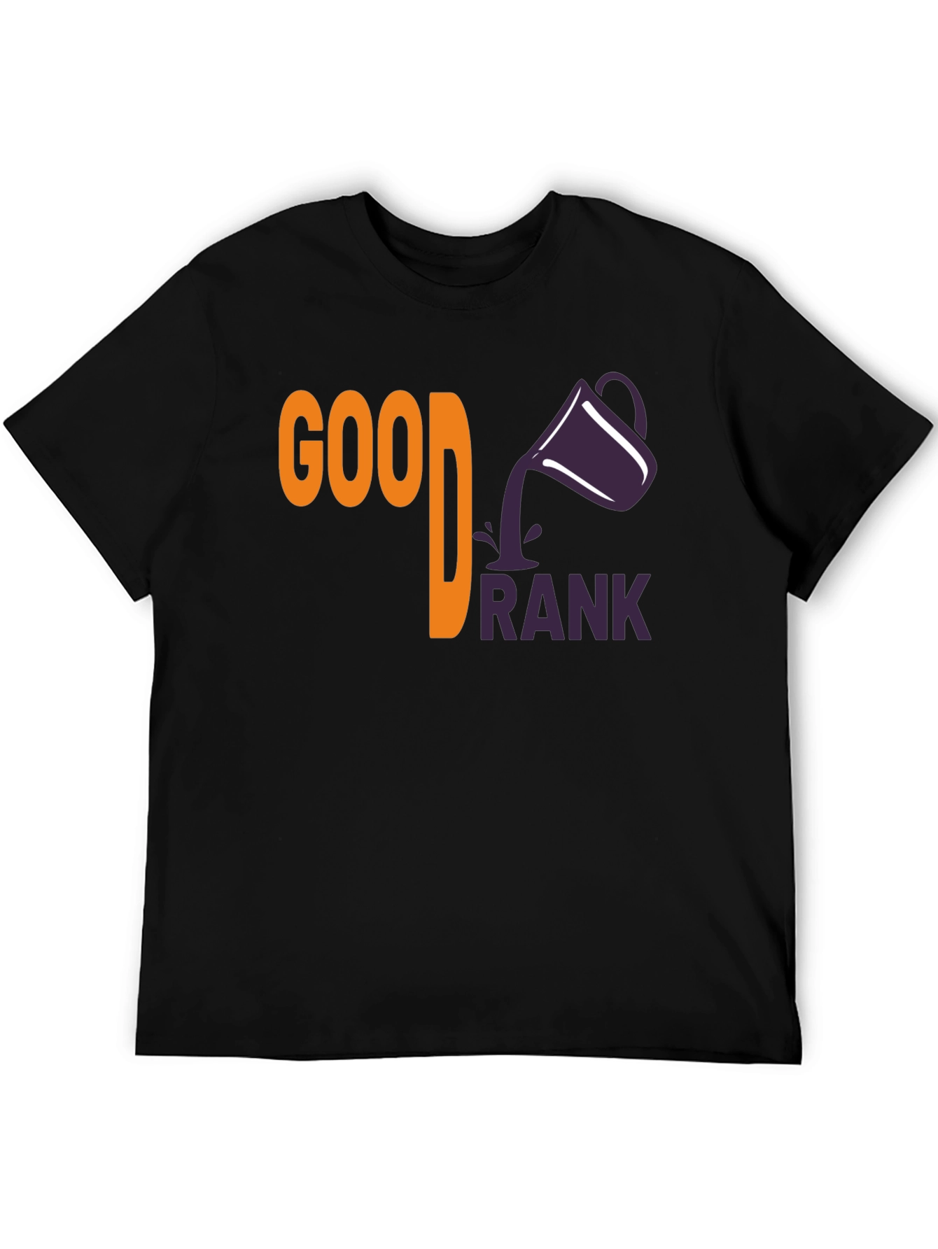 Black Good Drank T-Shirt - Stylish Graphic Tee view 5