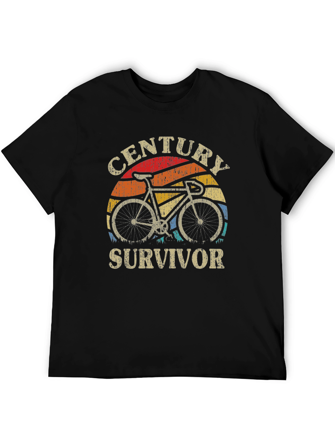 Black Century Survivor Black Graphic T-Shirt view 5
