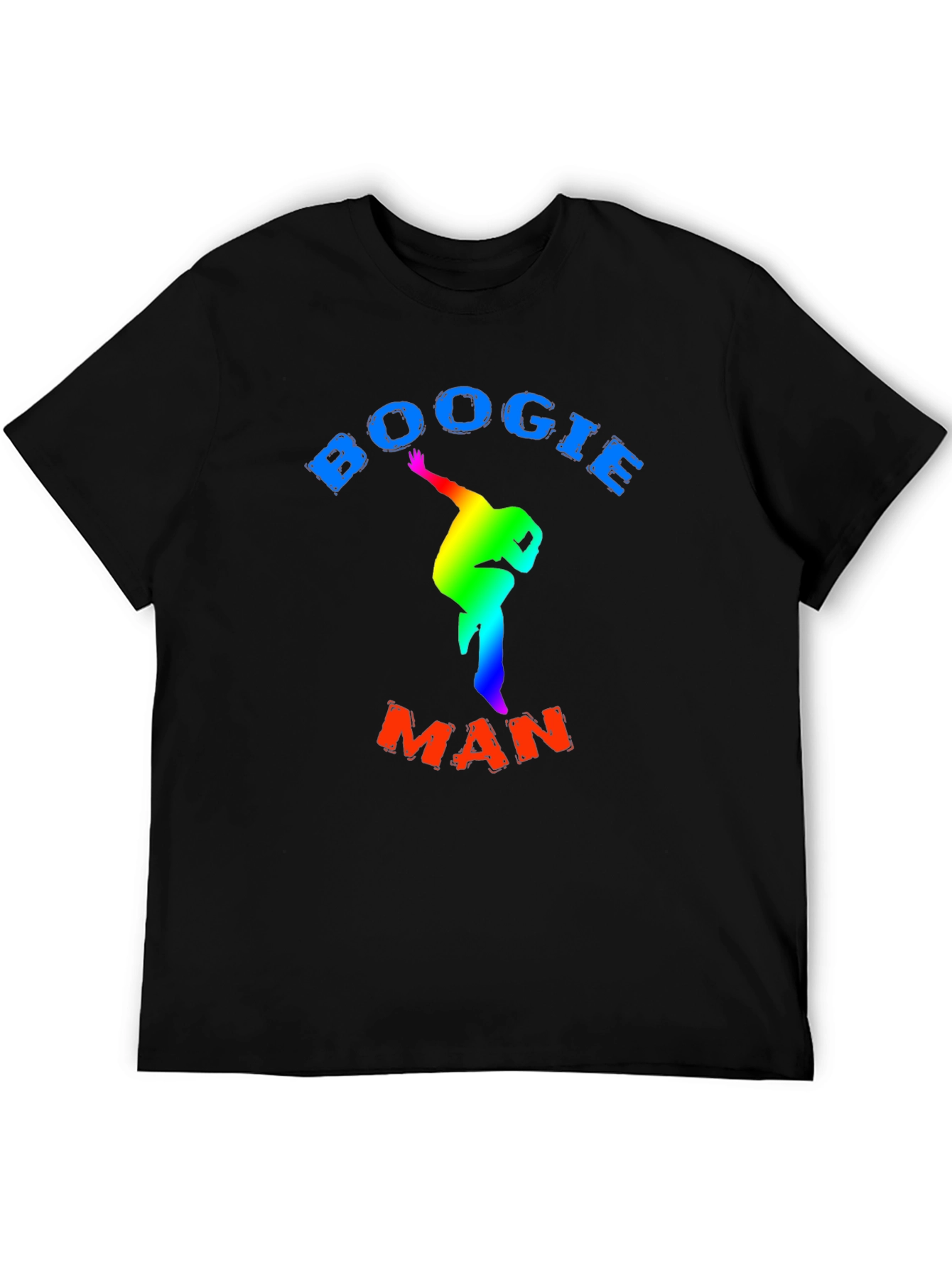 Black Boogie Man T-Shirt - Rainbow Dancer view 5