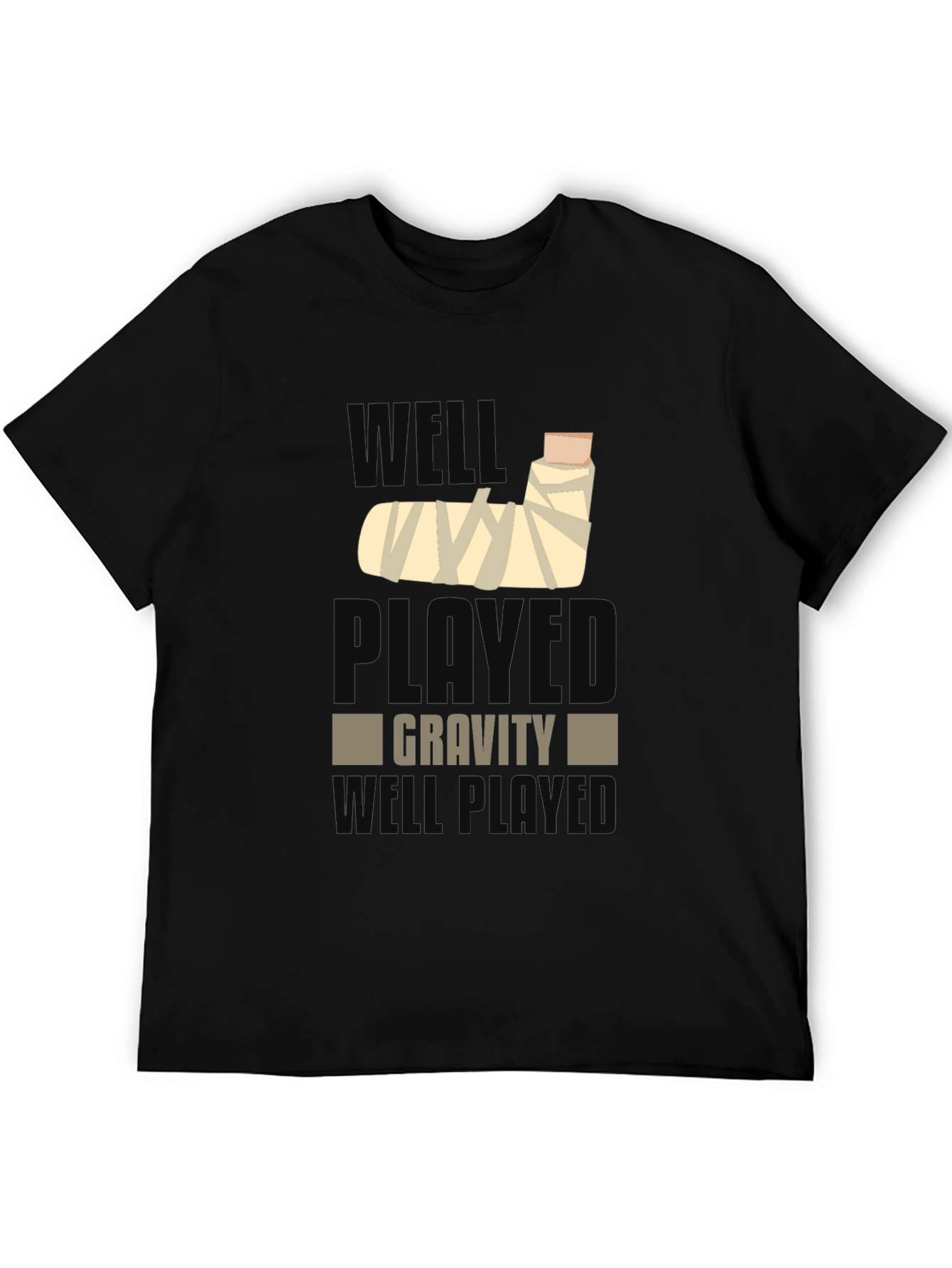 Black Well Played Gravity Tee view 5