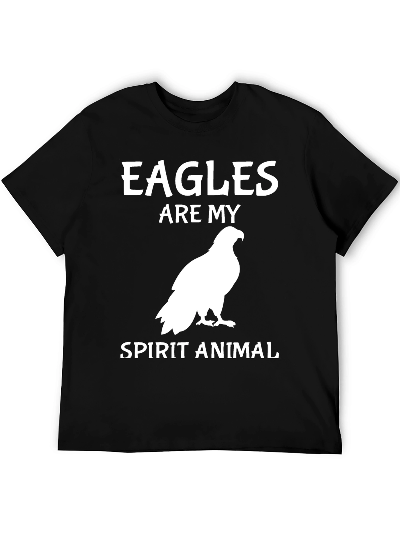 Black Eagles Are My Spirit Animal Graphic T-Shirt view 5