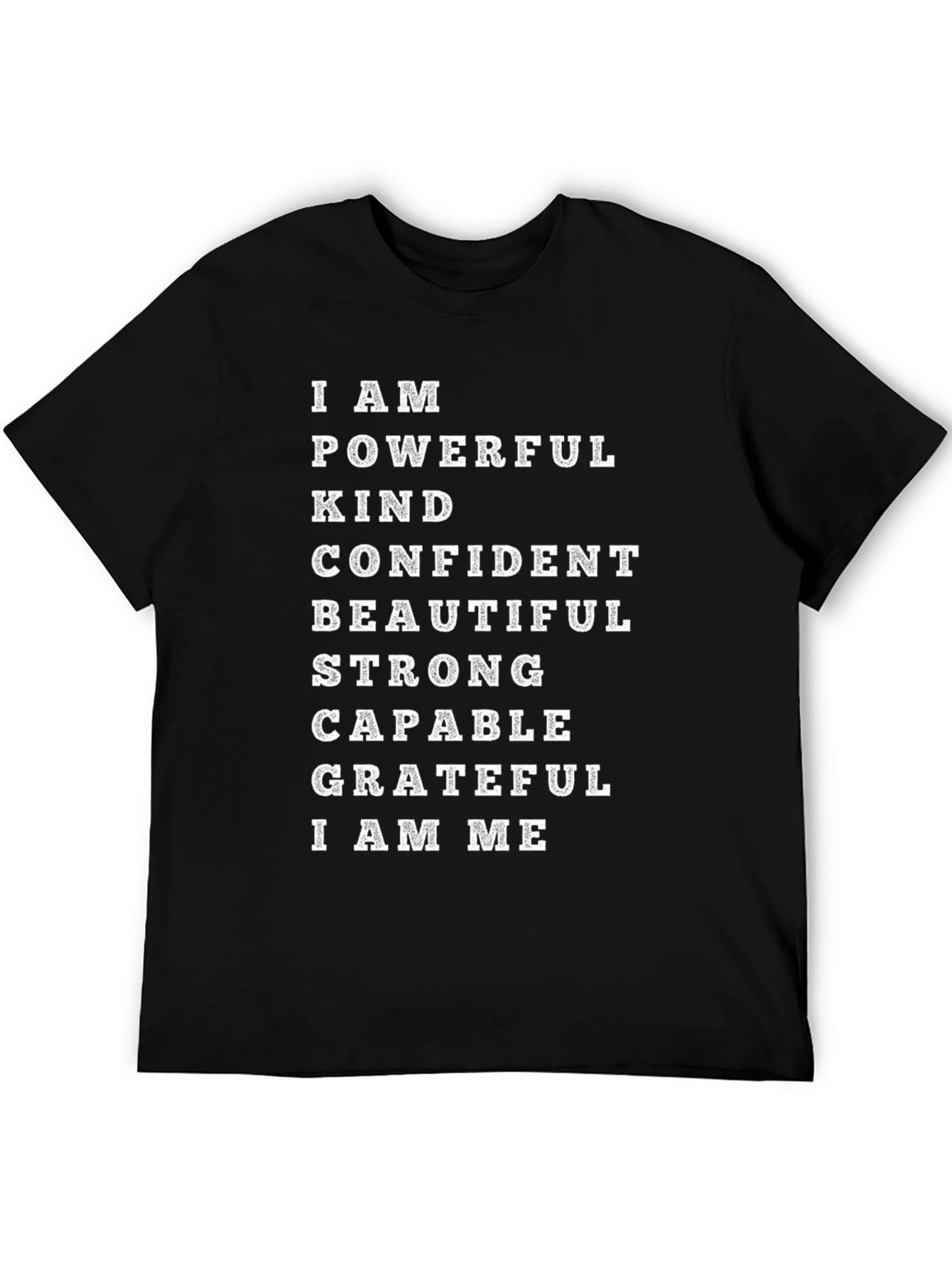 Black Empowered Affirmation T-Shirt - I AM ME  view 5