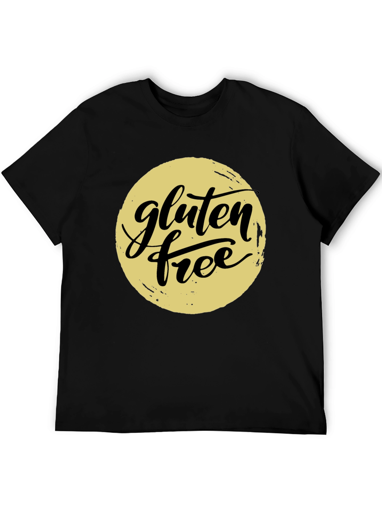 Black Gluten Free Graphic Tee - Trendy Unisex T-Shirt view 5