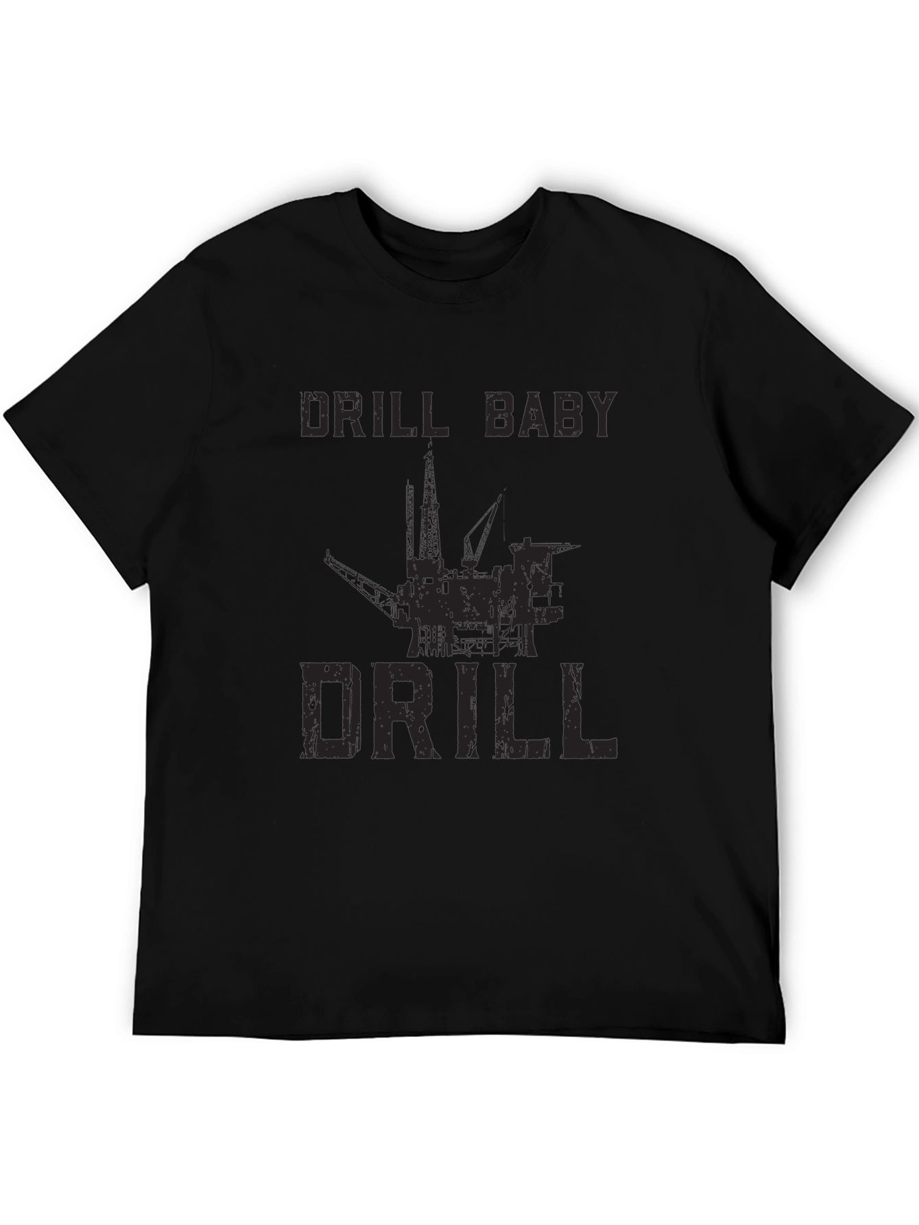 Black Drill Baby Drill Graphic Tee view 5