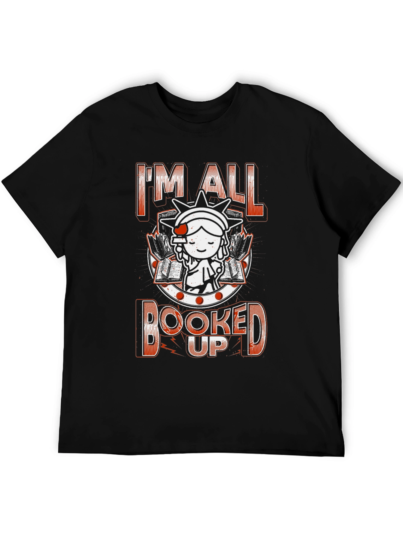 Black Booked Up Graphic T-Shirt view 5