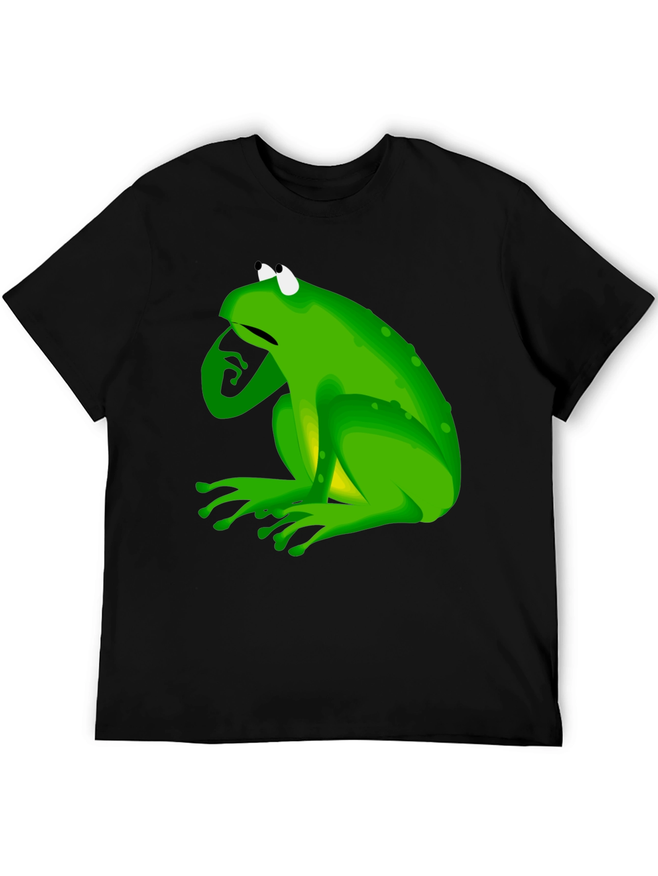 Black Frog Graphic Black T-Shirt view 5
