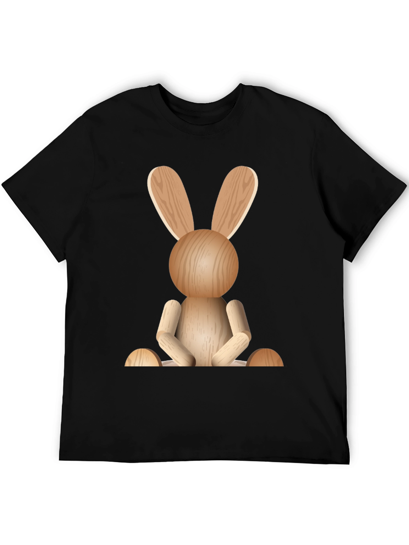 Black Wooden Rabbit T-Shirt view 5