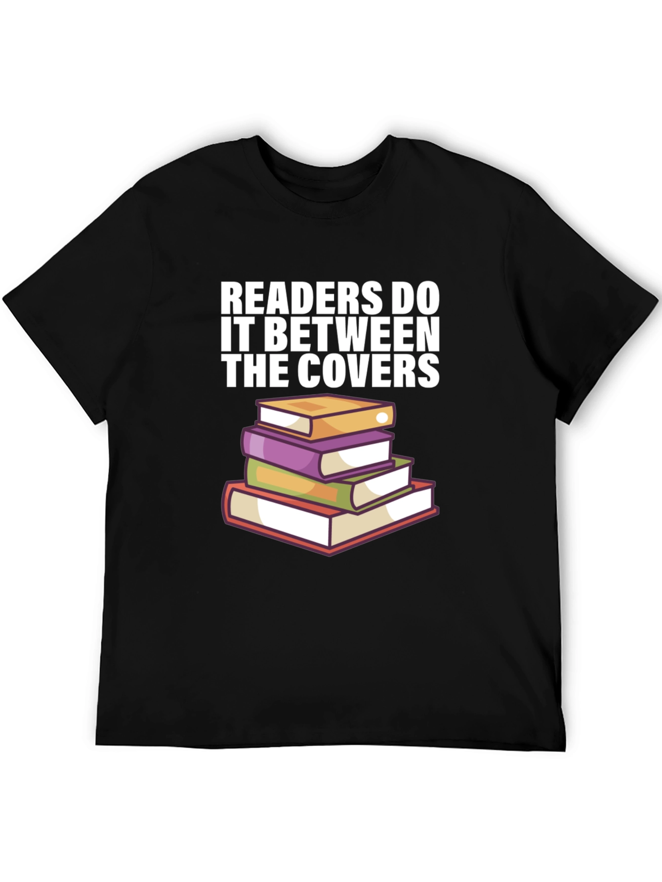 Black Readers Do It Between the Covers Funny Book Lover T-Shirt view 5