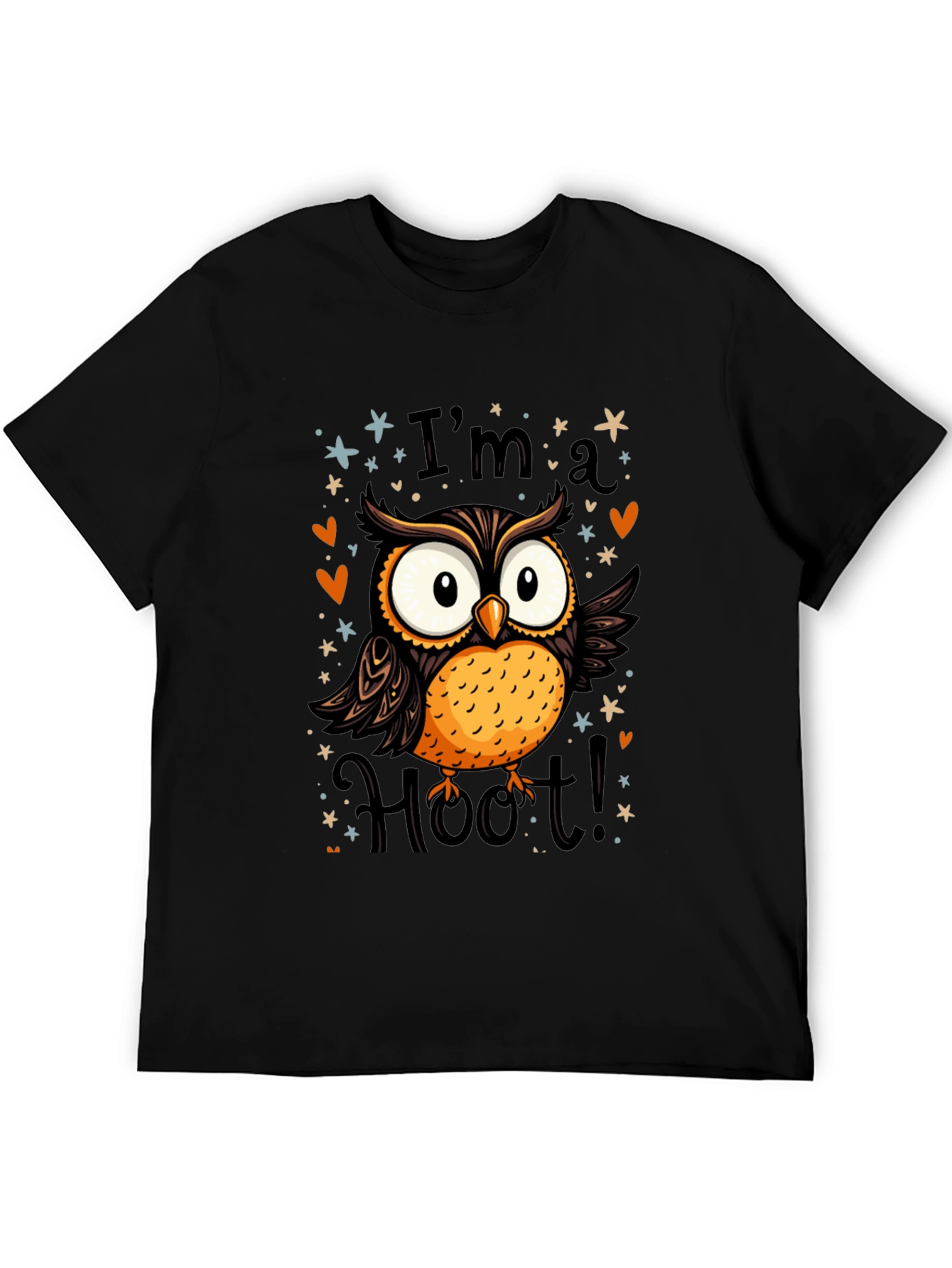 Black I'm a Hoot! Owl Graphic Tee view 5