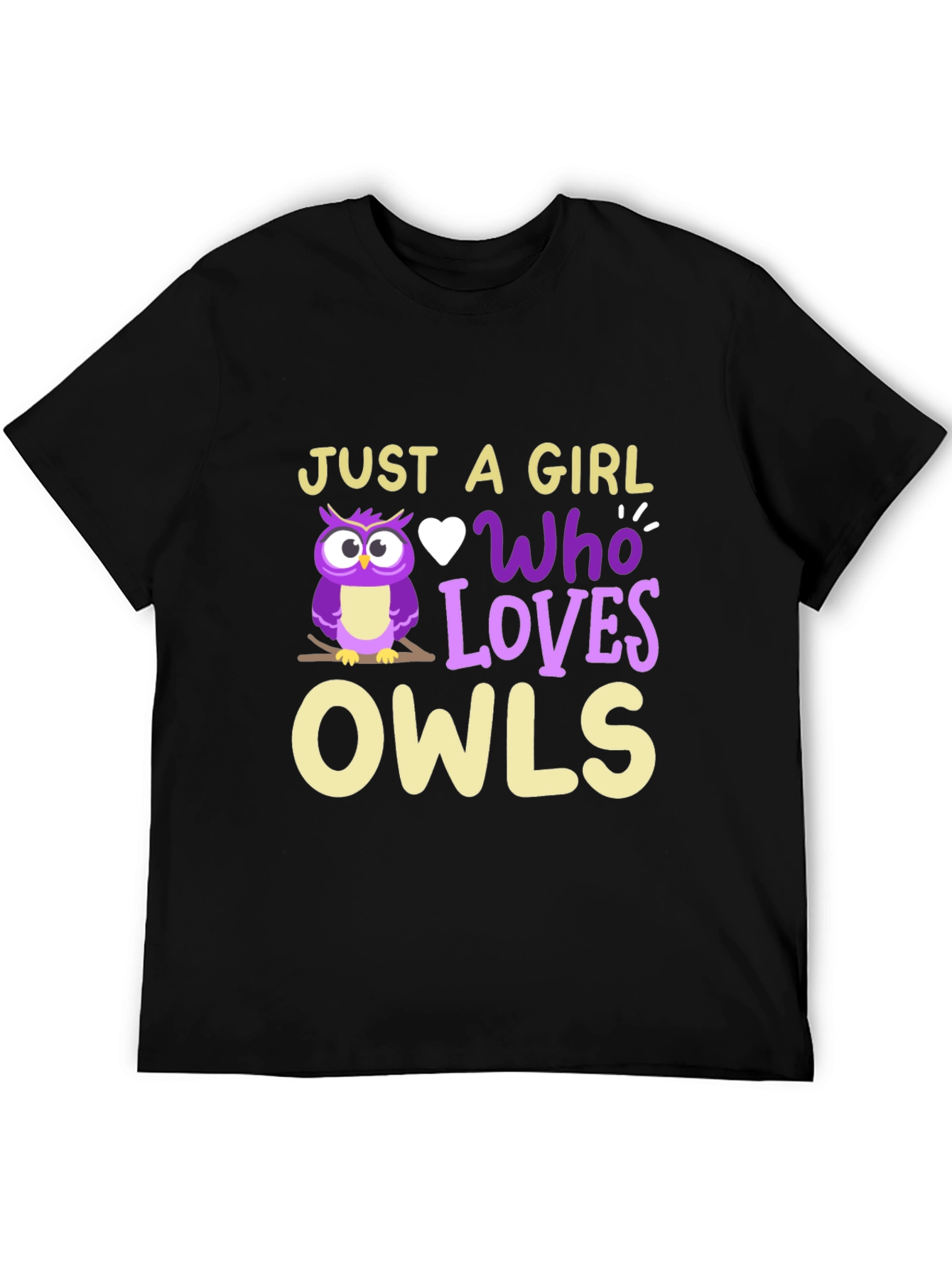 Just A Girl Who Loves Owls T-Shirt - 5