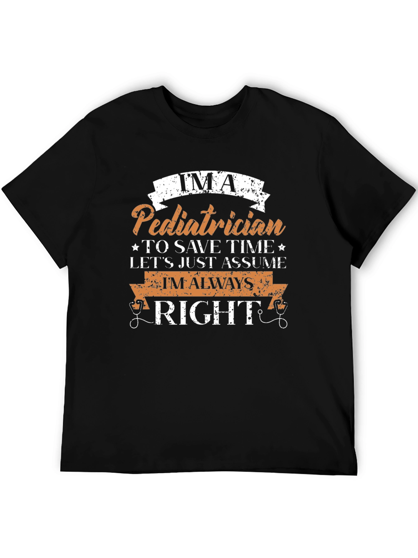 Black I'm A Pediatrician T-Shirt view 5