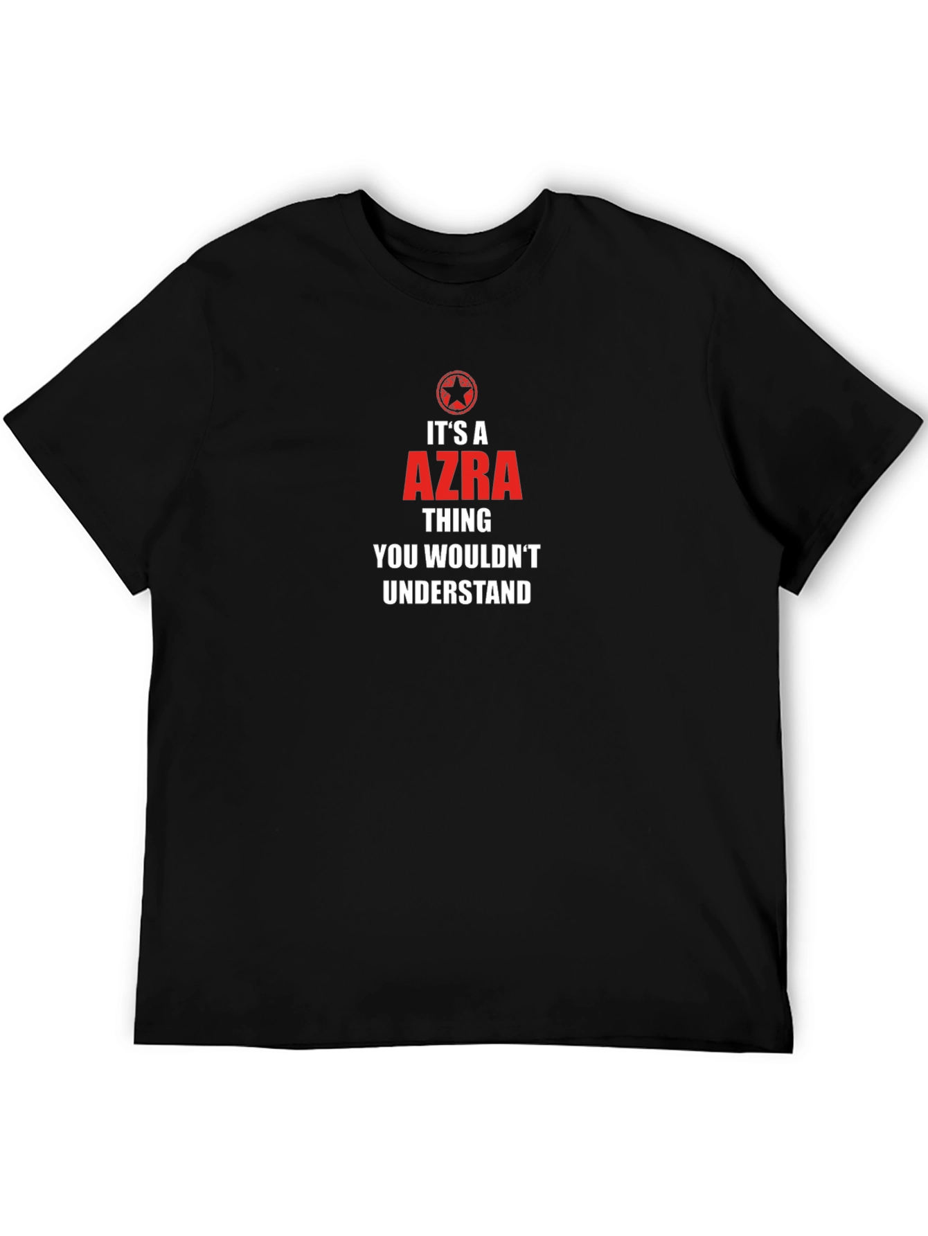 Black It's an Azra Thing You Wouldn't Understand T-Shirt view 5