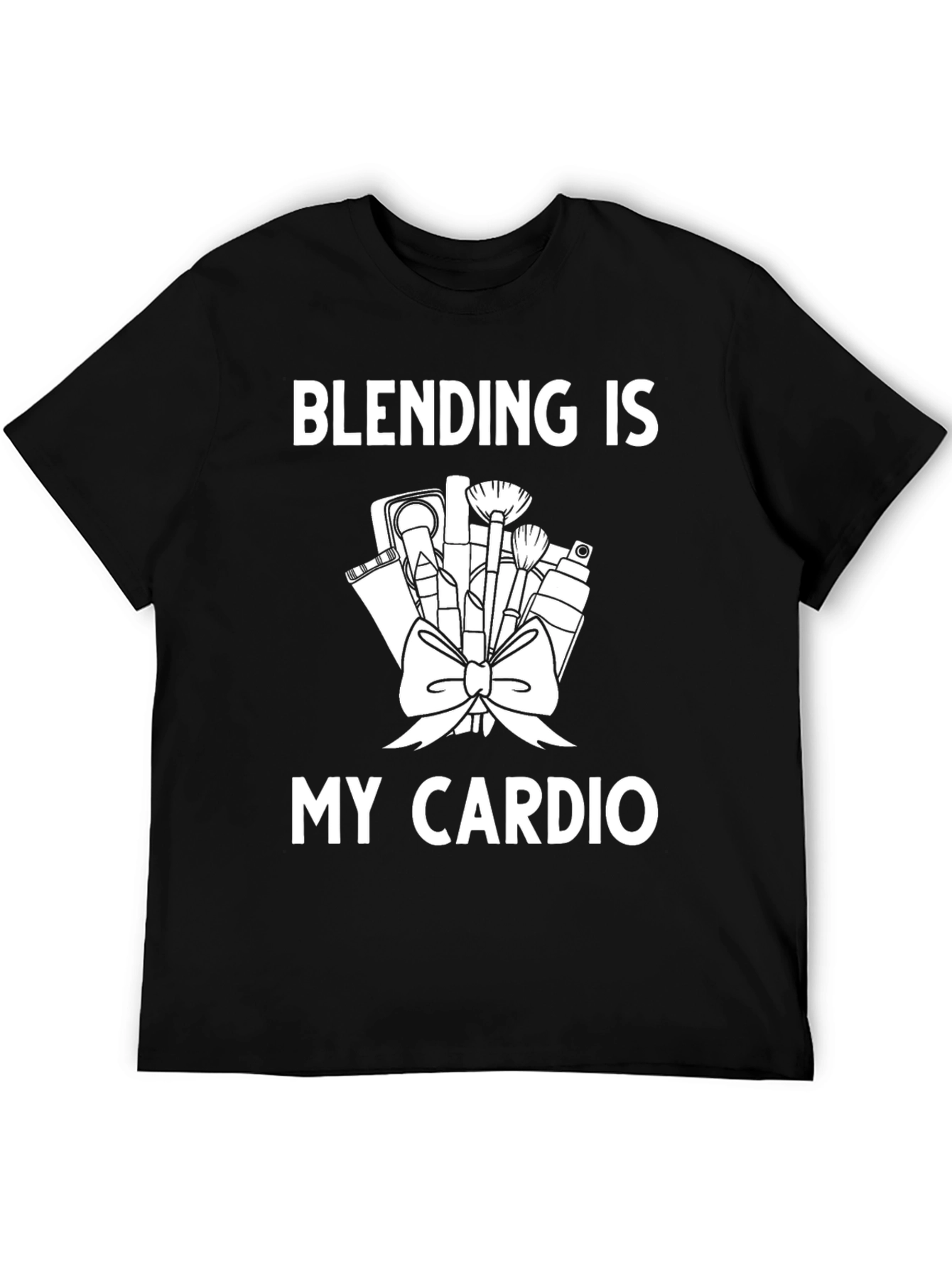 Black Blending is My Cardio Graphic T-Shirt view 5