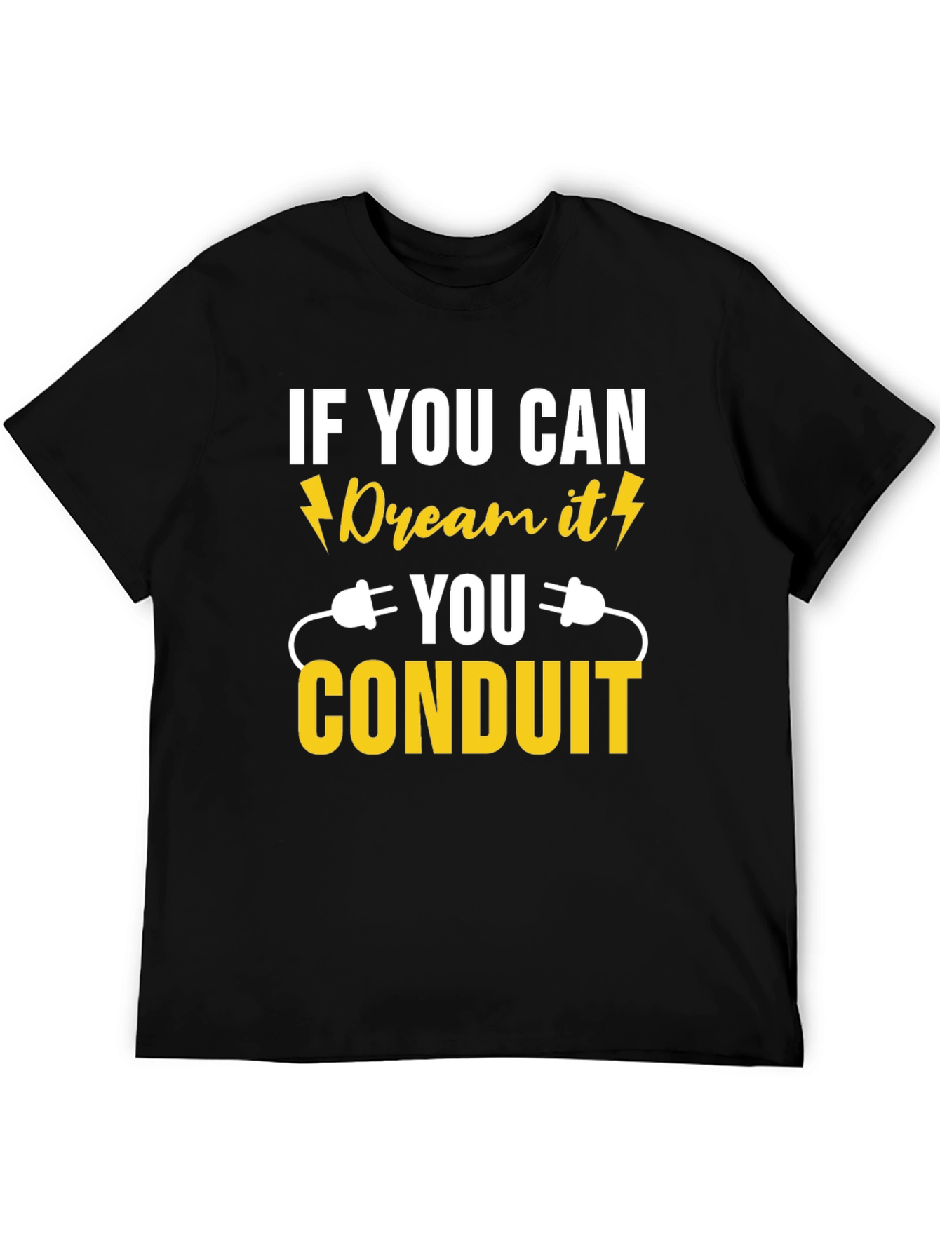Black If You Can Dream it Conduit T-Shirt view 5