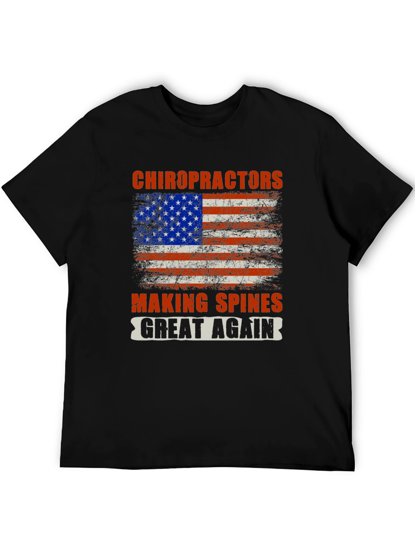 Black Chiropractors Making Spines Great Again T-Shirt view 5
