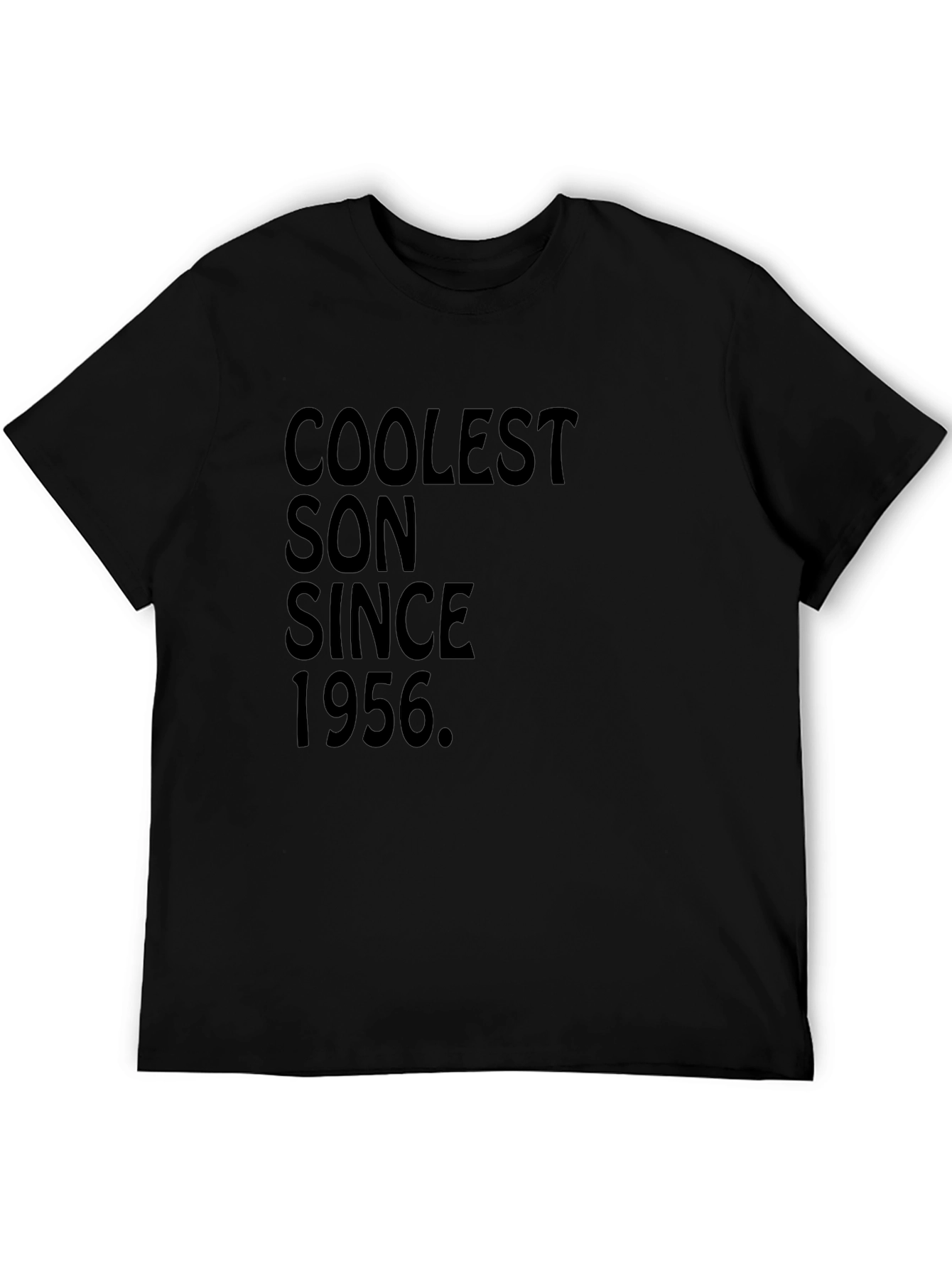 Black Coolest Son Since 1956 Black T-Shirt view 5