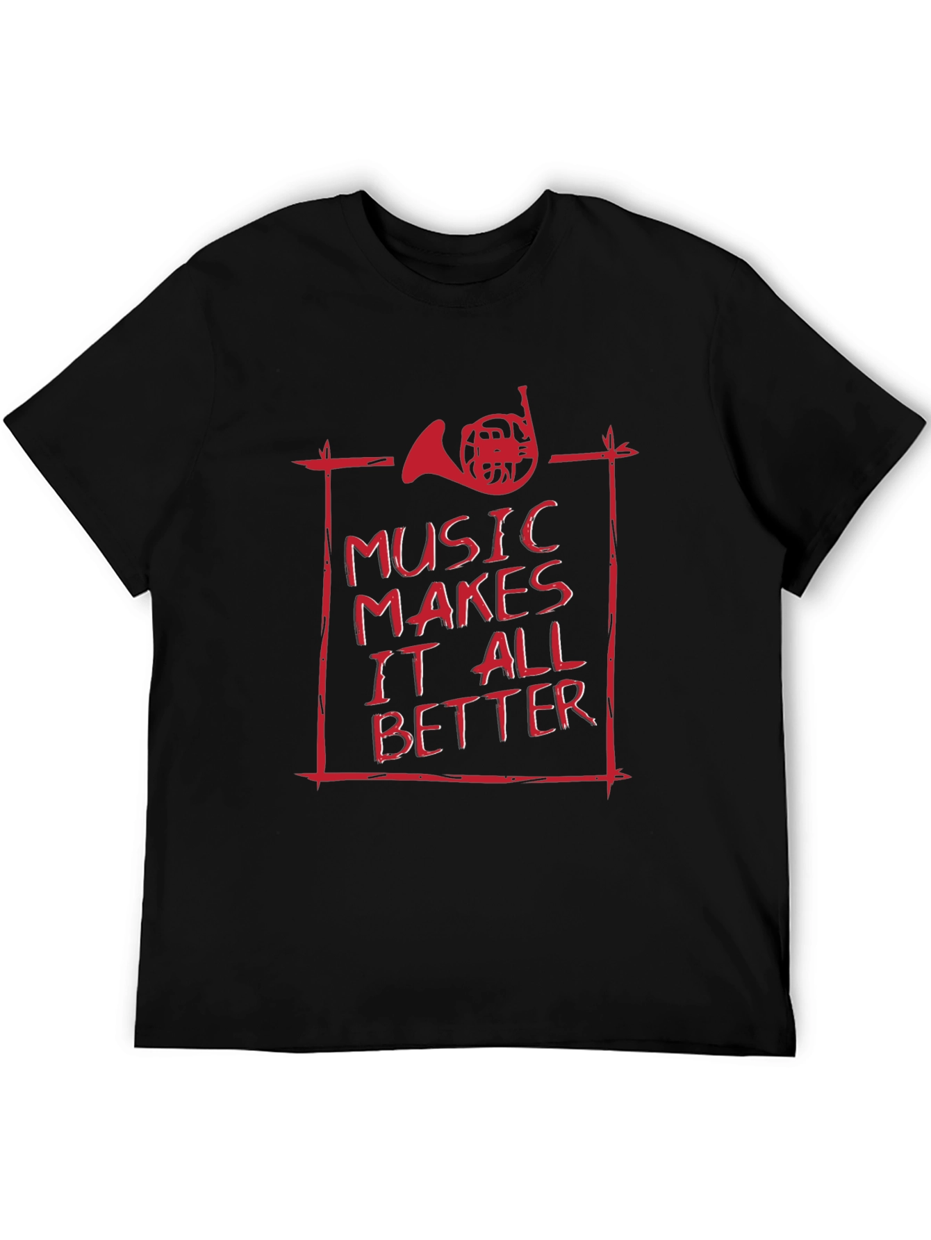 Black Music Makes It All Better T-Shirt view 5