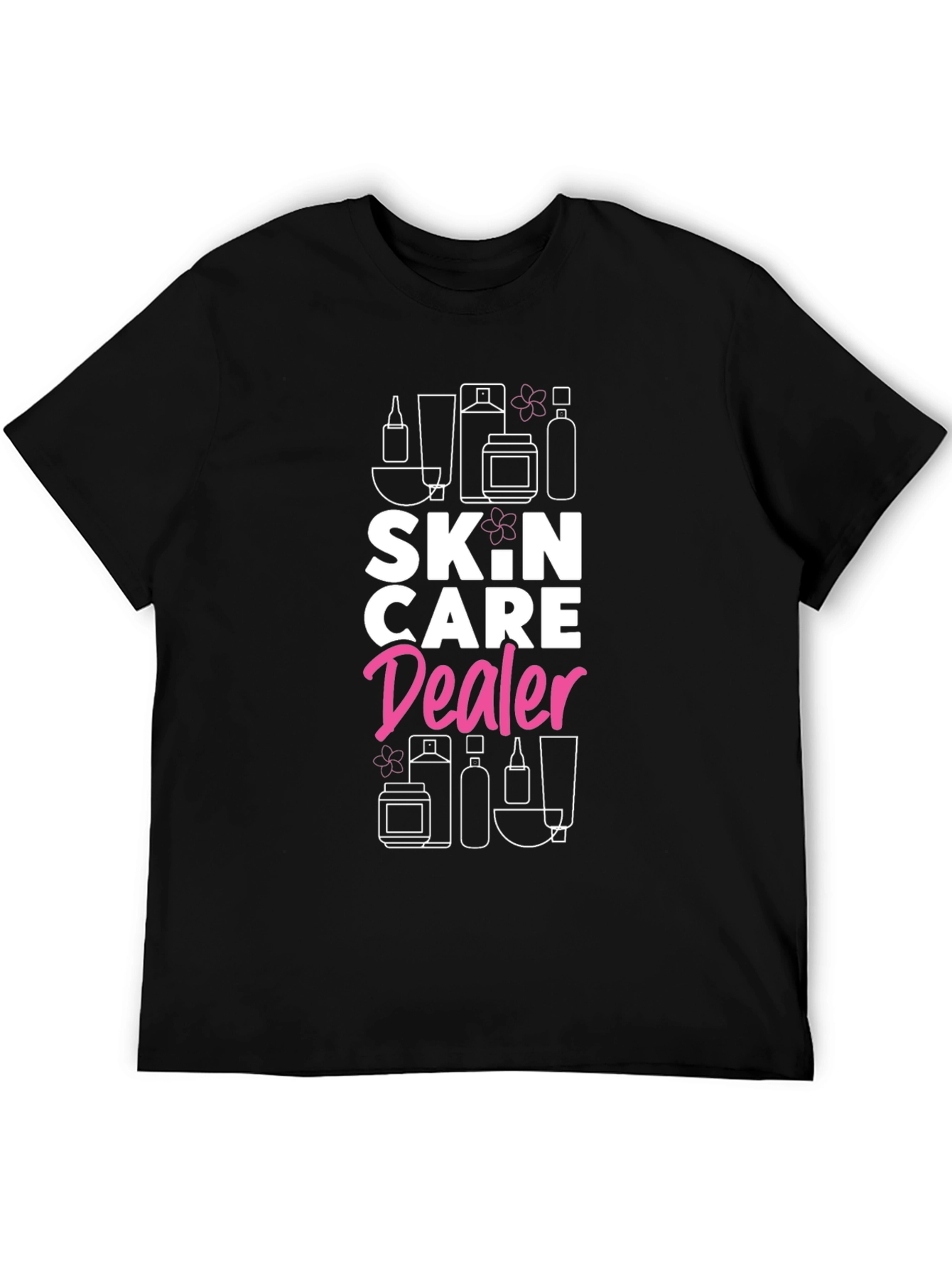 Black Skin Care Dealer Graphic Tee - Unisex view 5
