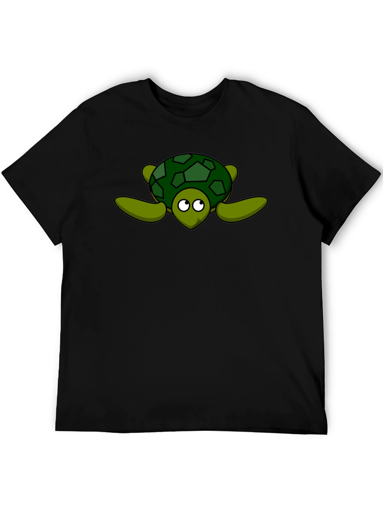 Black Turtle Graphic Black T-Shirt view 5