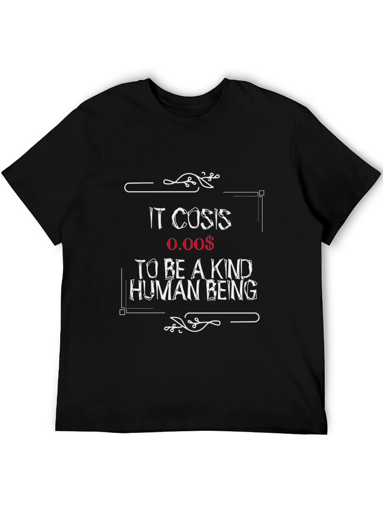 Black Kind Human Black Tee view 5