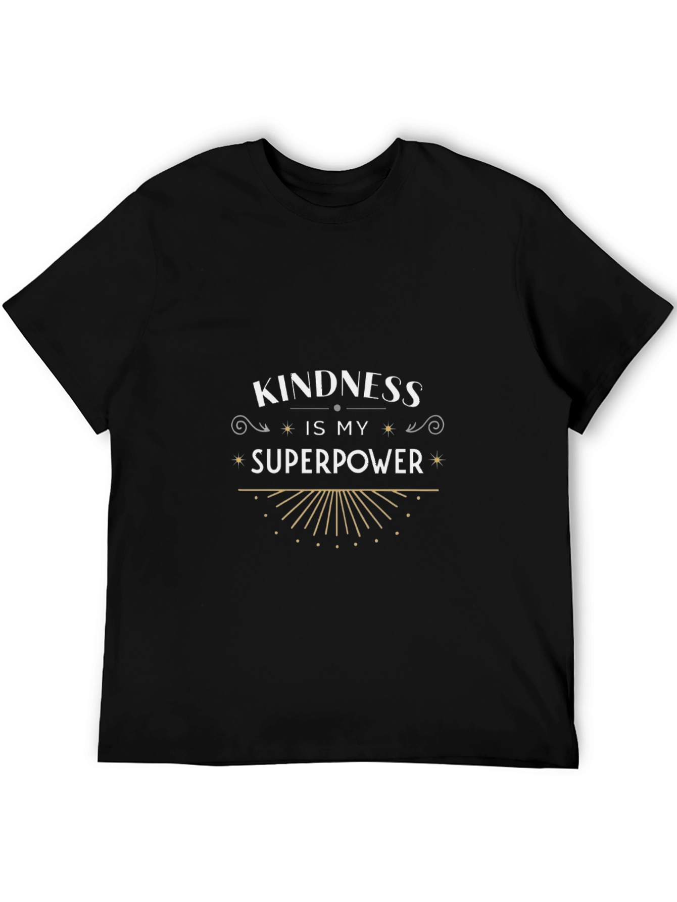 Black Kindness is My Superpower T-Shirt view 5