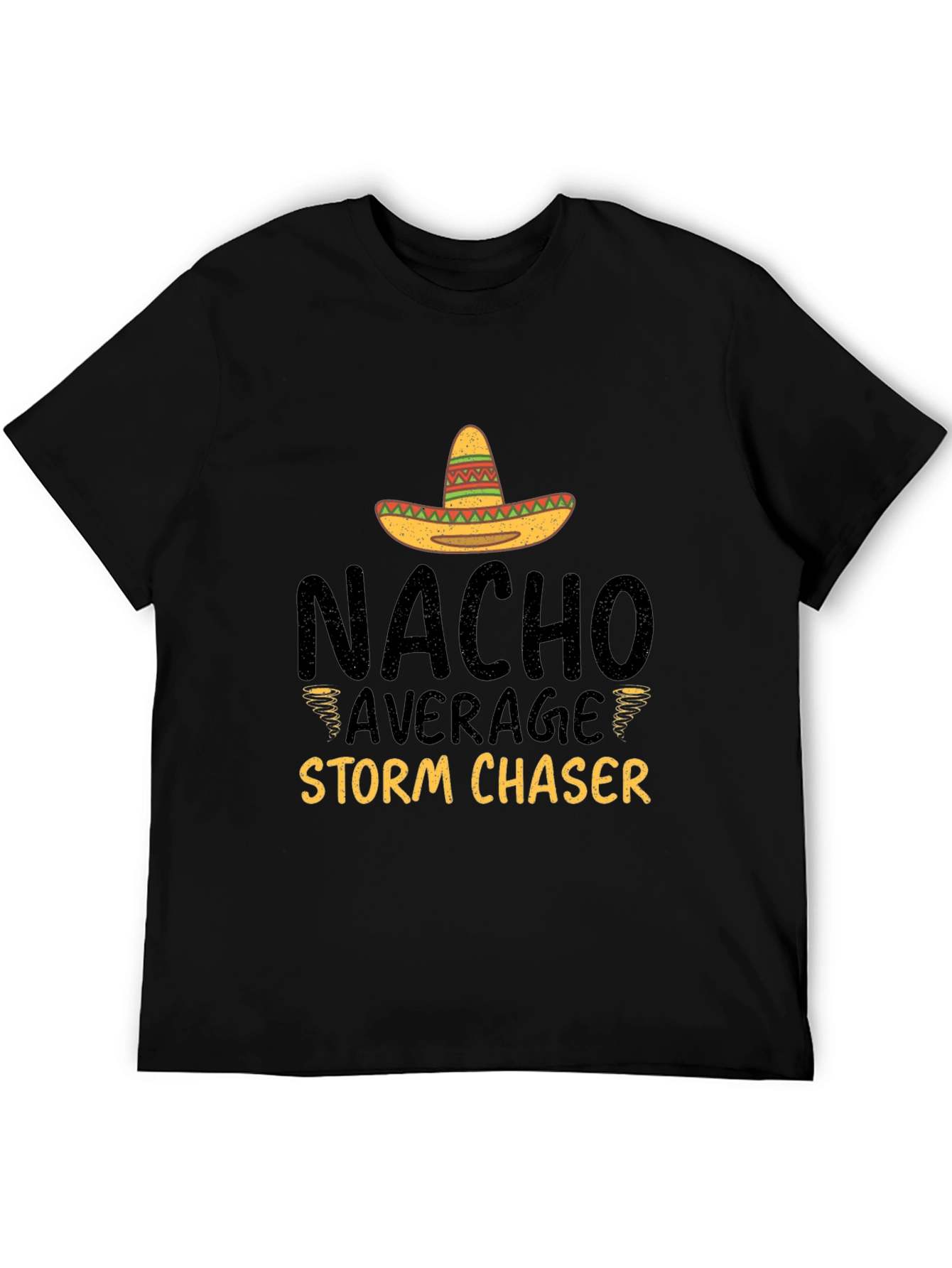Black Nacho Average Storm Chaser Graphic Tee view 5