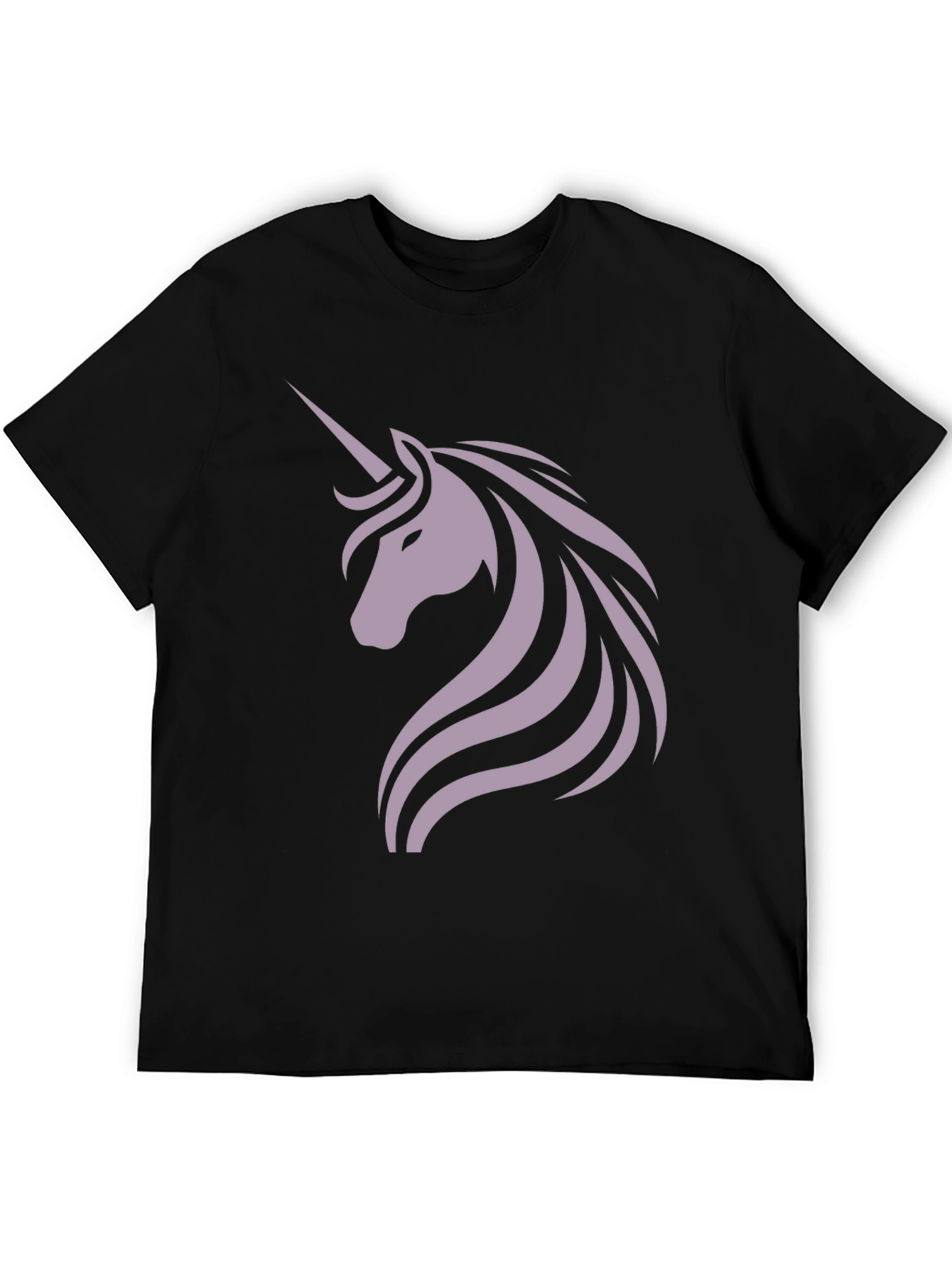 Black Unicorn Graphic Tee - Stylish Black T-Shirt view 5