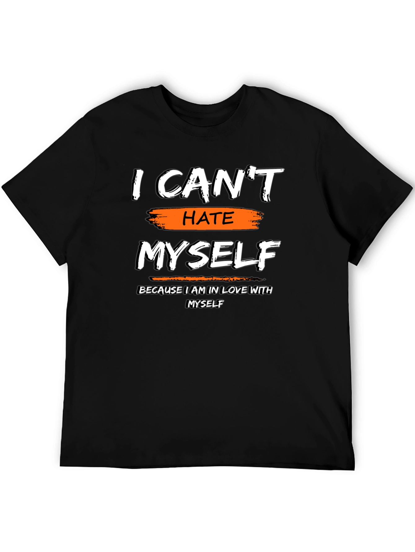 Black I Can't Hate Myself Graphic Tee - Black view 5