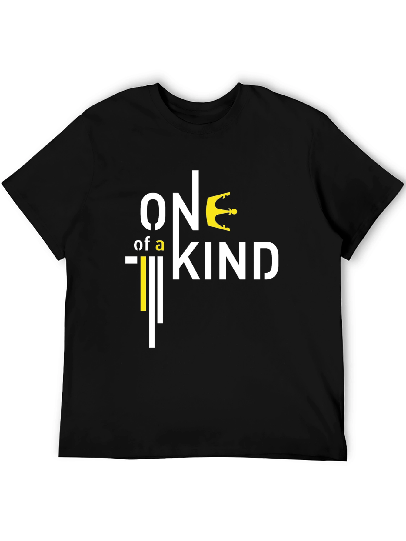 Black One of a Kind Graphic Tee - Black view 5
