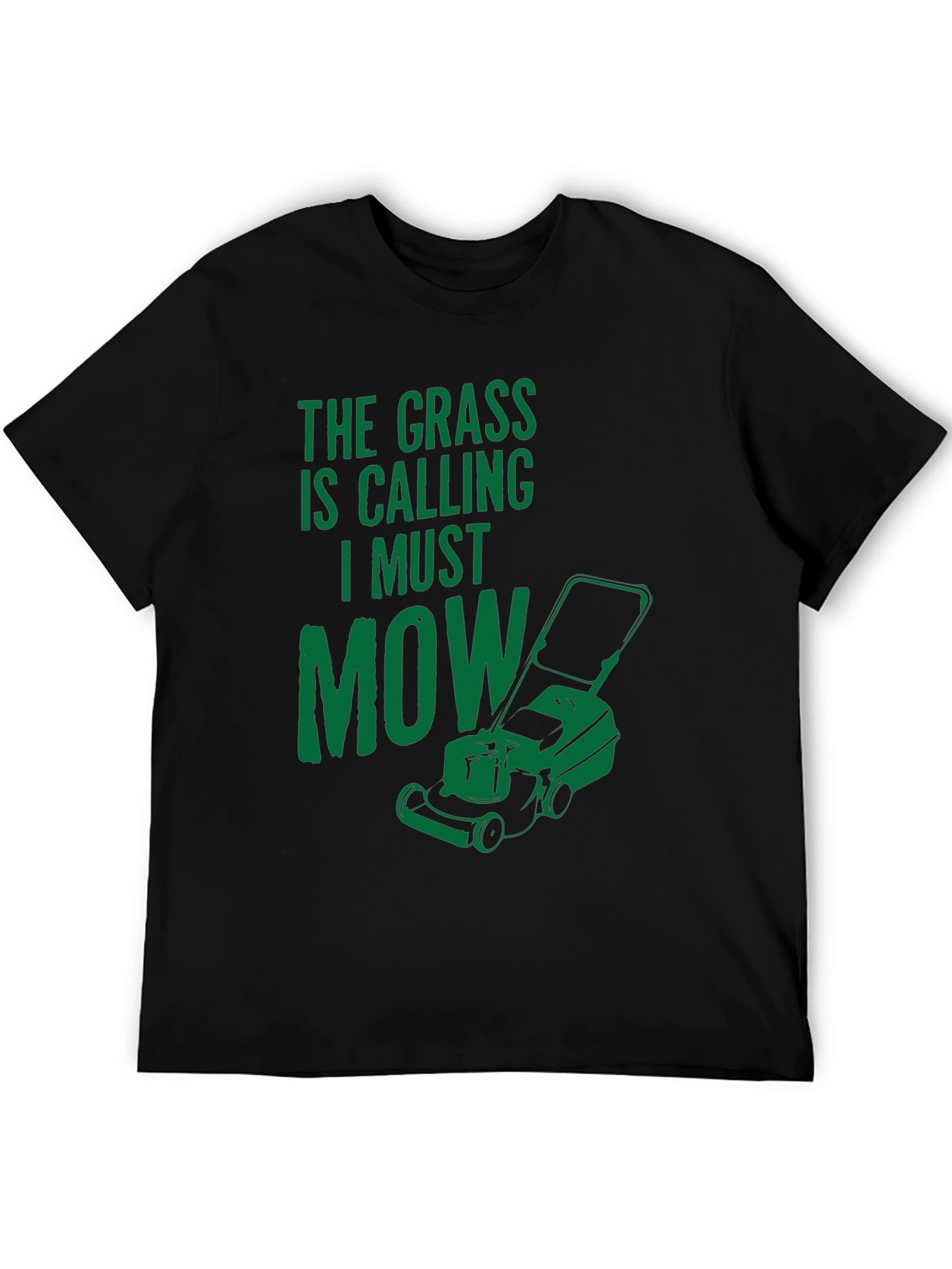 The Grass is Calling T-Shirt - Funny Mowing Tee - 5