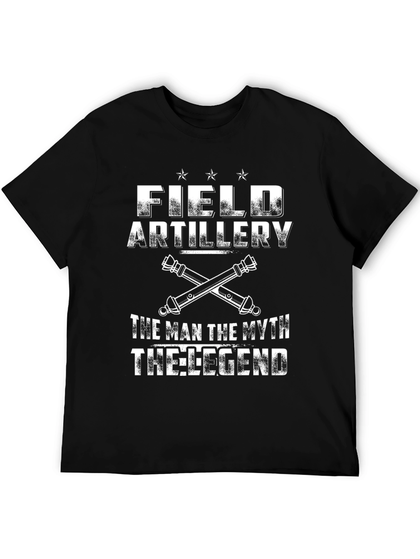 Black Field Artillery: The Man, Myth, Legend T-Shirt view 5