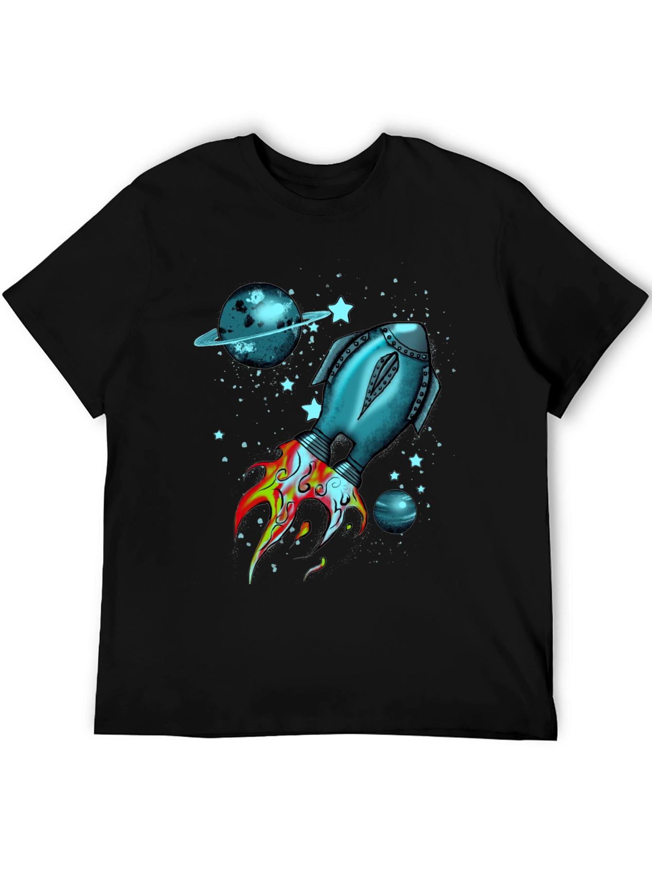 Cosmic Rocket T-Shirt - Blast Off in Style! - 5