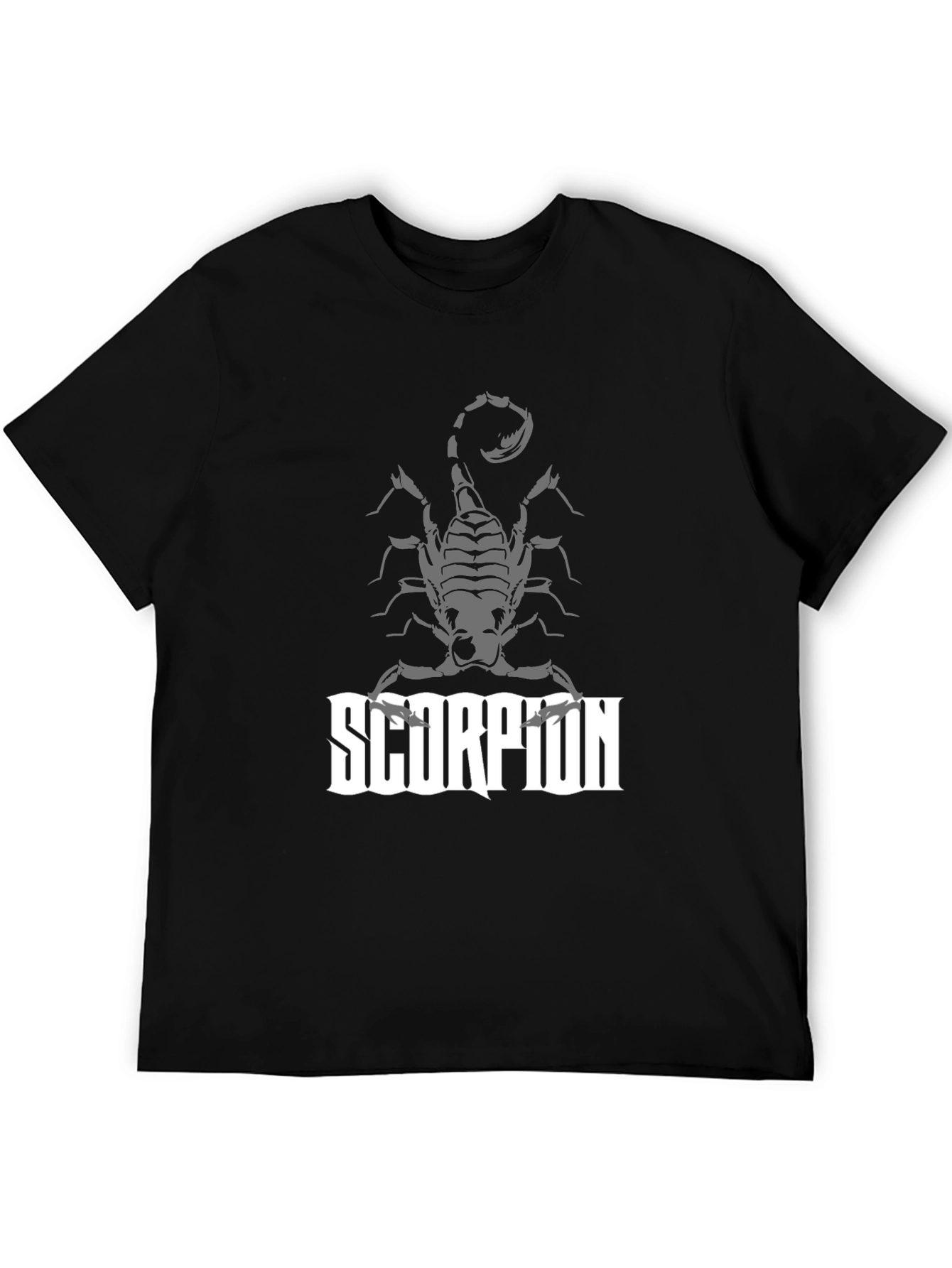 Black Scorpion Graphic Print T-Shirt - Men's Black Tee view 5