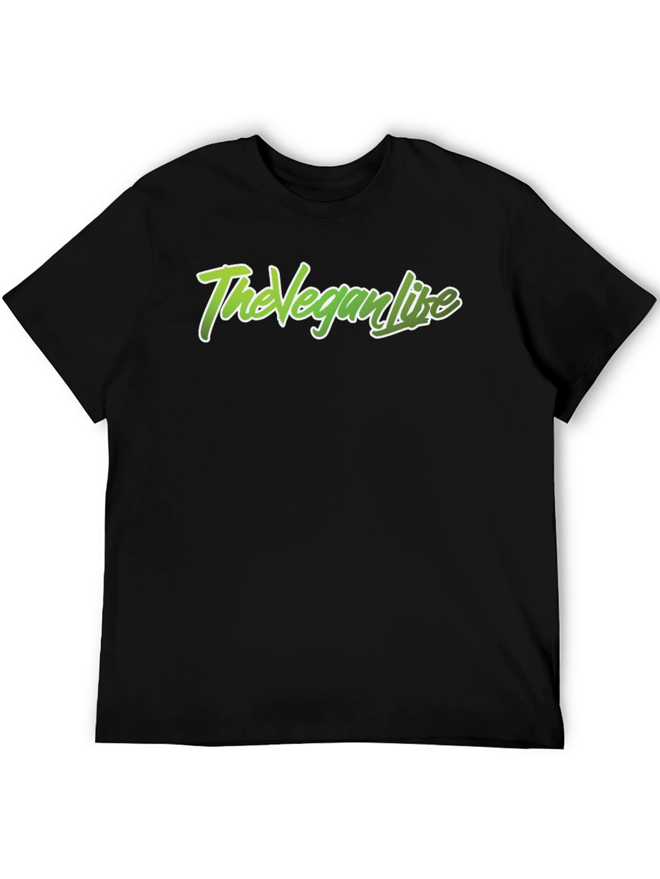 Black The Vegan Life Black T-Shirt view 5