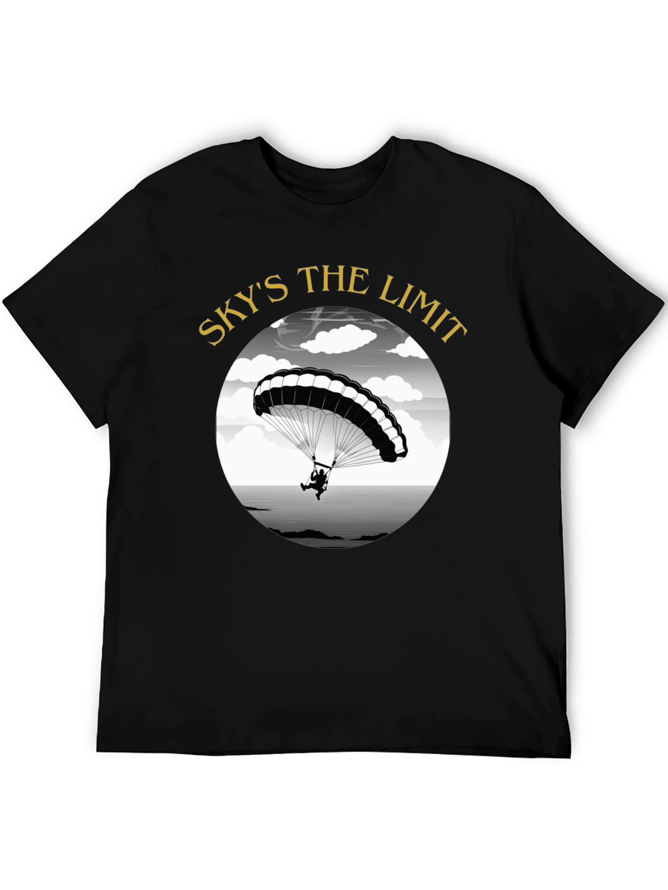Black Sky's The Limit Parachute T-Shirt view 5
