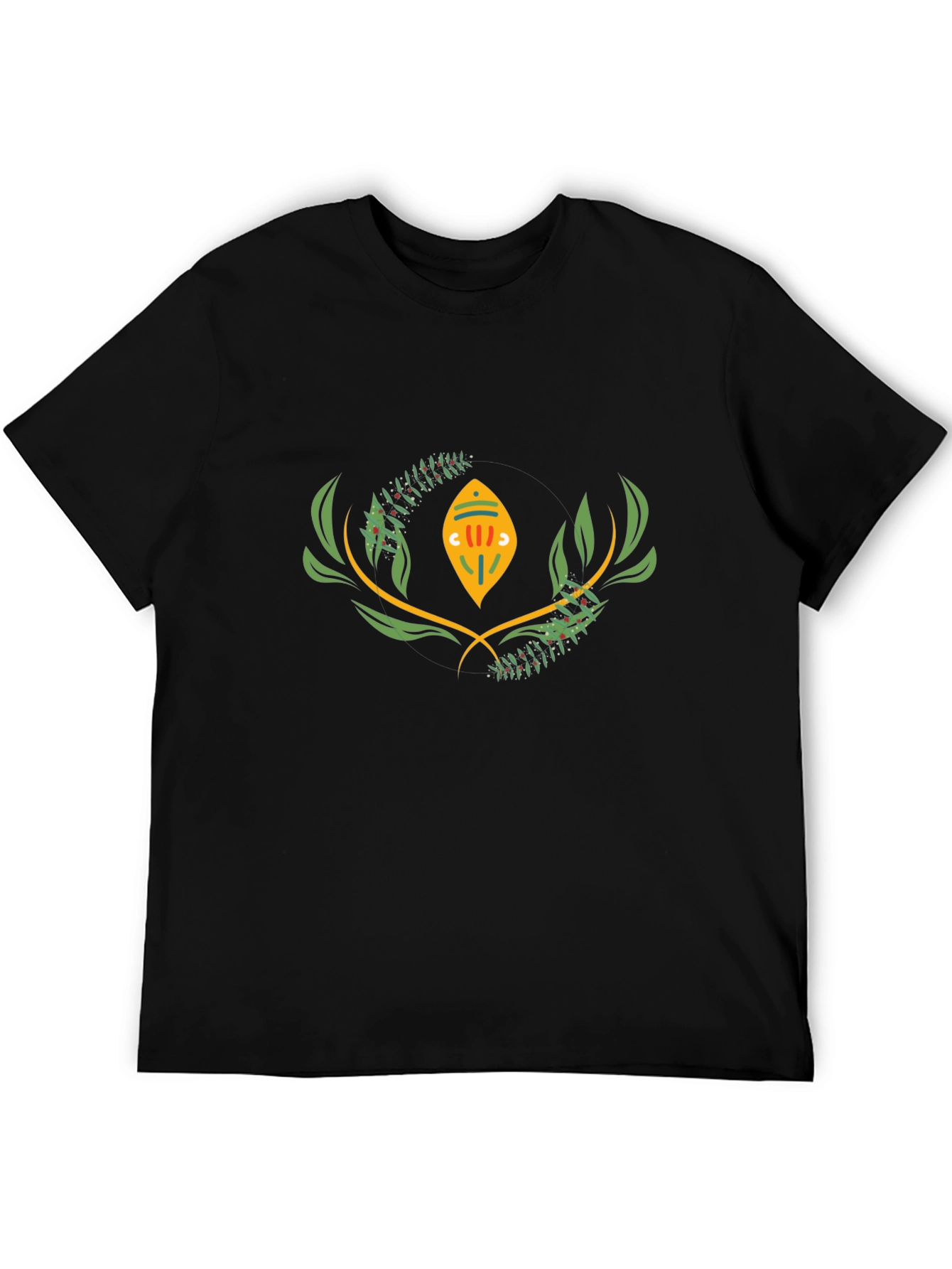 Tribal Emblem Black T-Shirt - 5