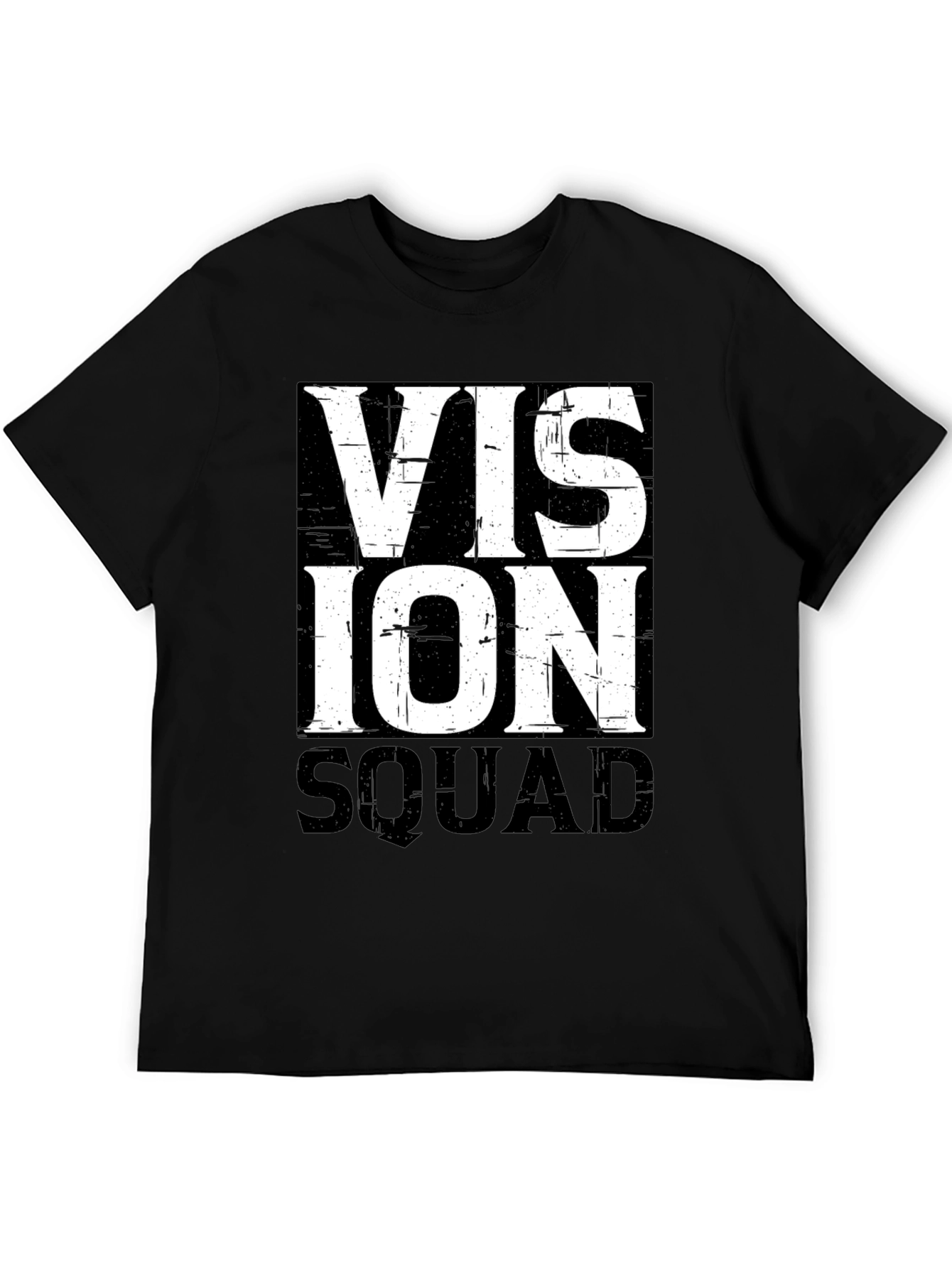 Black Vision Squad Graphic Tee - Bold Design view 5