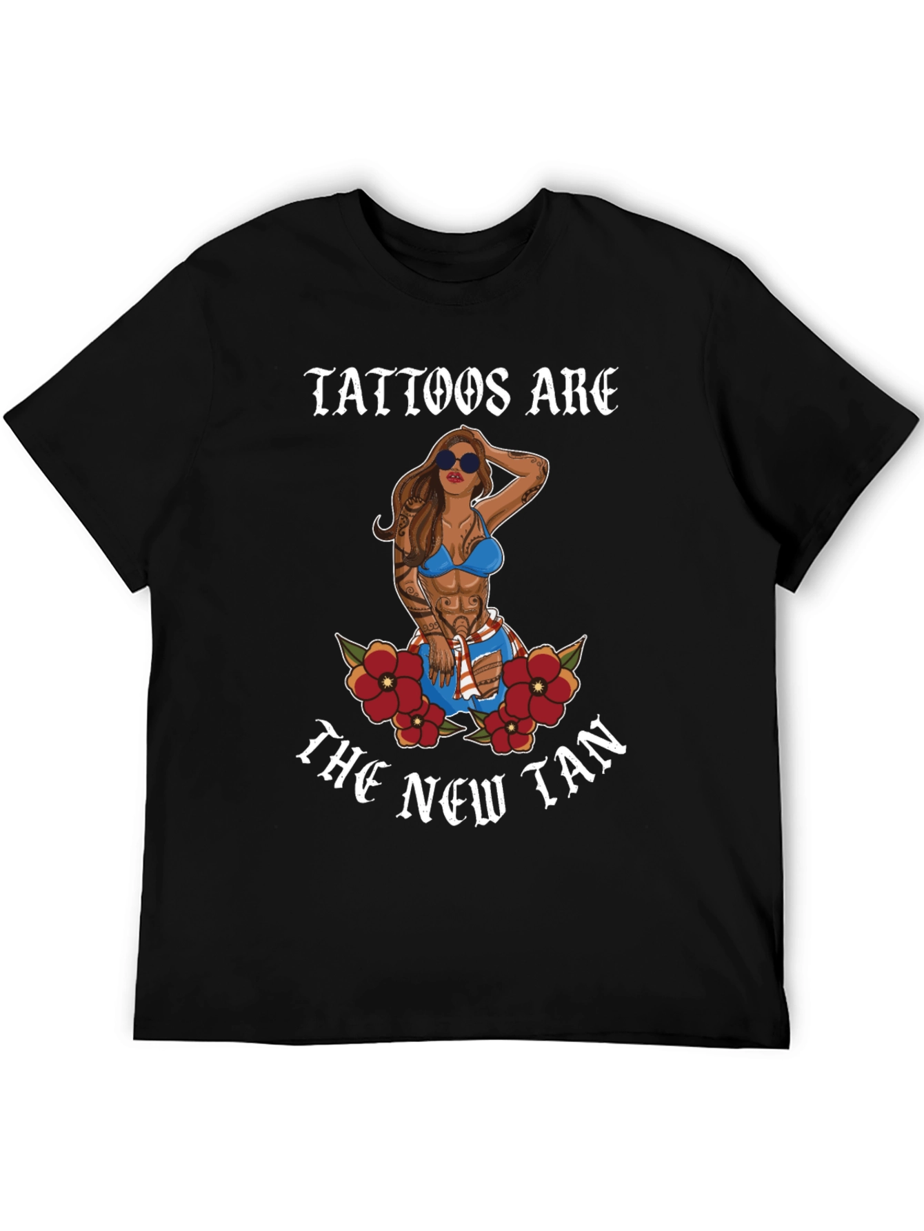 Tattoos Are The New Tan Graphic Tee - 5