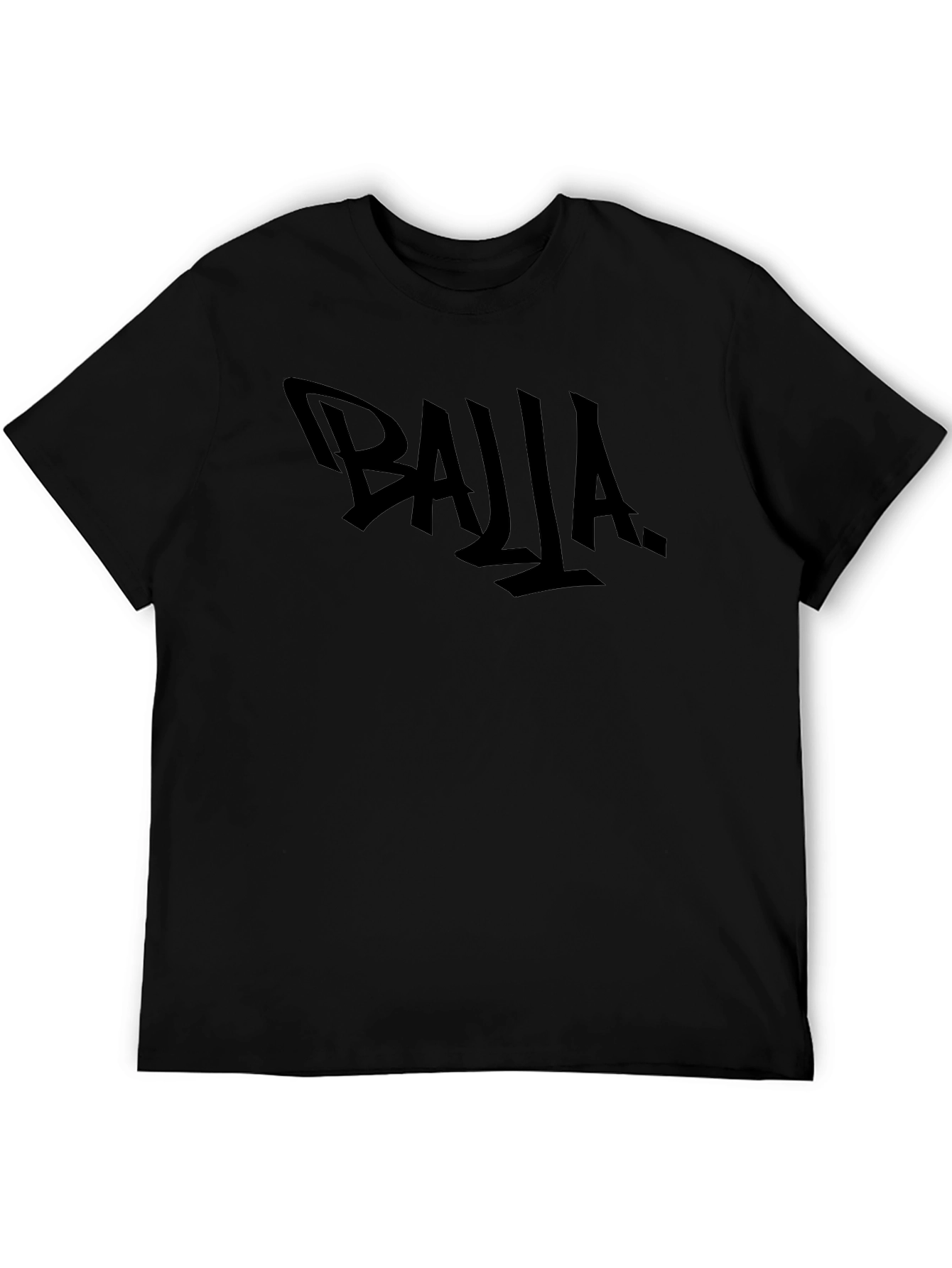 Black Black "BAJA" Graphic Print Crew Neck T-Shirt view 5