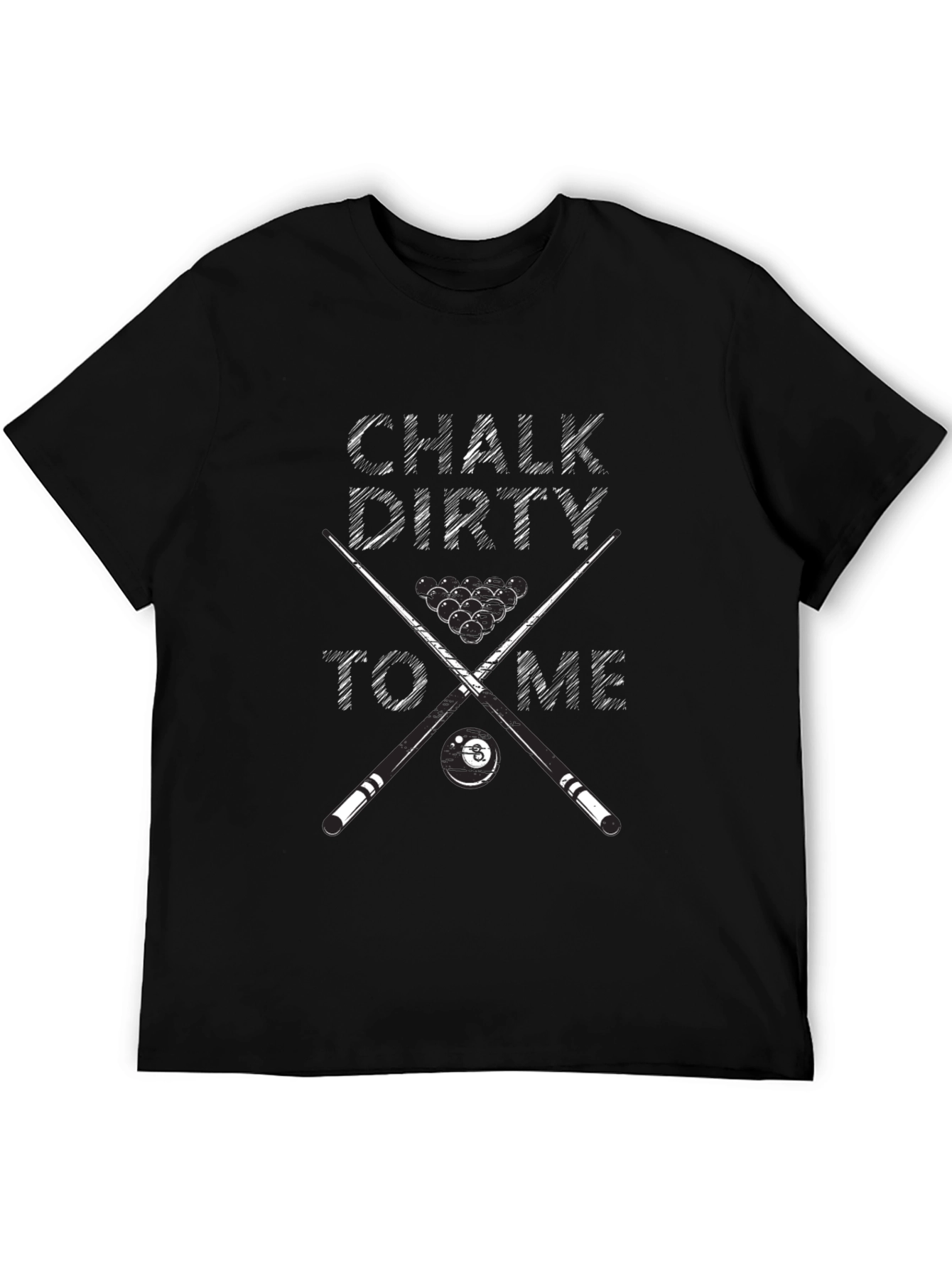 Chalk Dirty To Me Billiards Graphic T-Shirt - 5