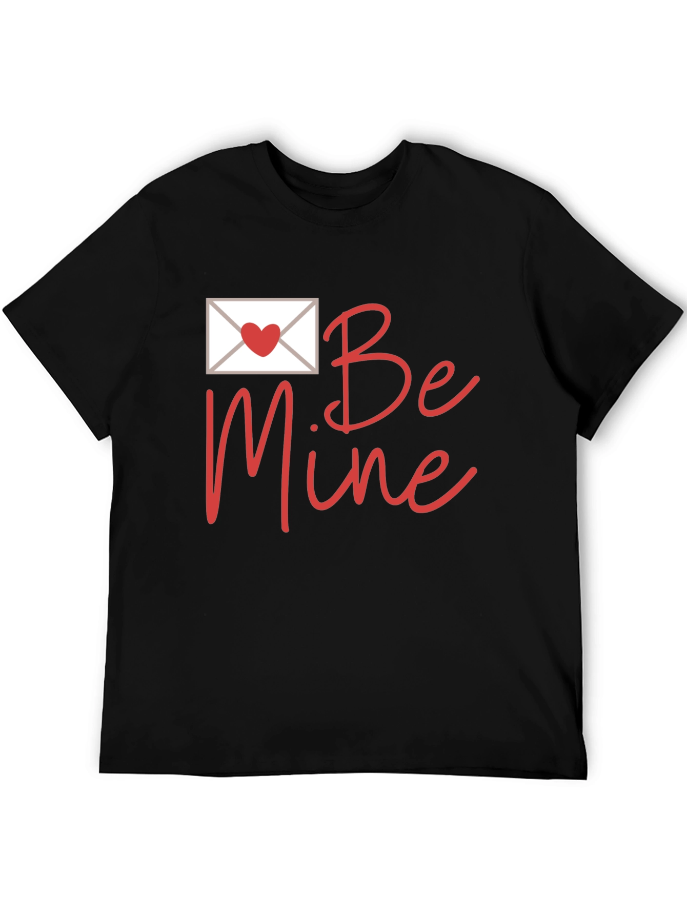 Black Be Mine Valentine's Day Graphic Tee view 5