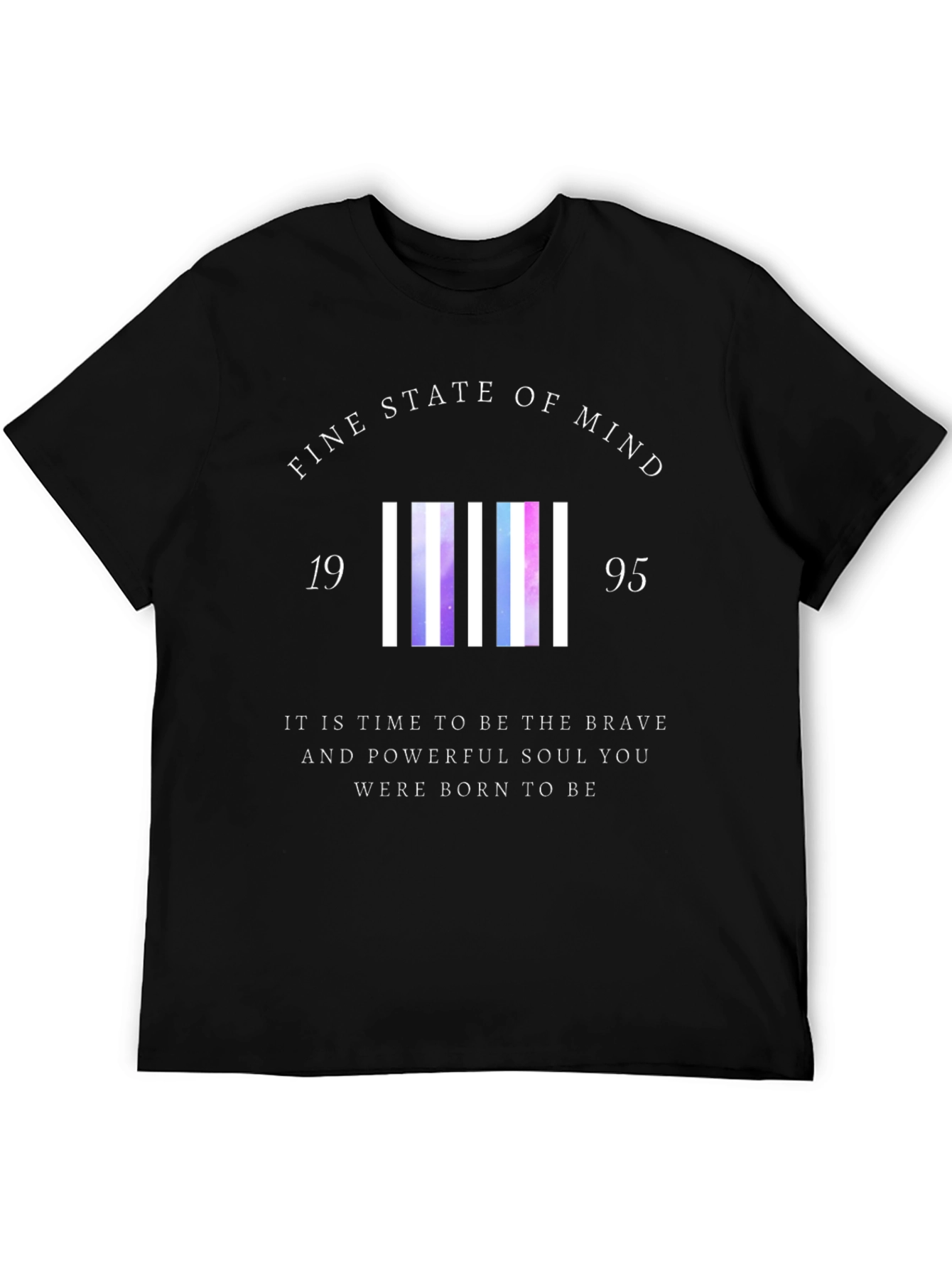Black Fine State of Mind Graphic Tee view 5