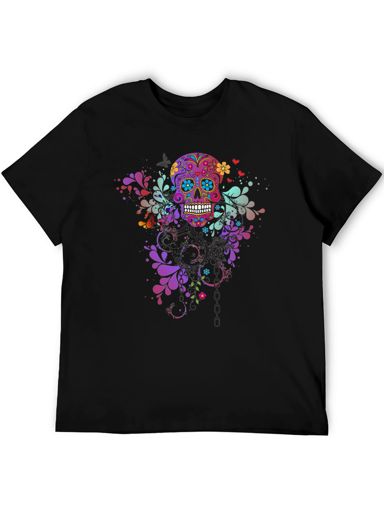 Black Skull Art T-Shirt - Stylish & Unique Design view 5