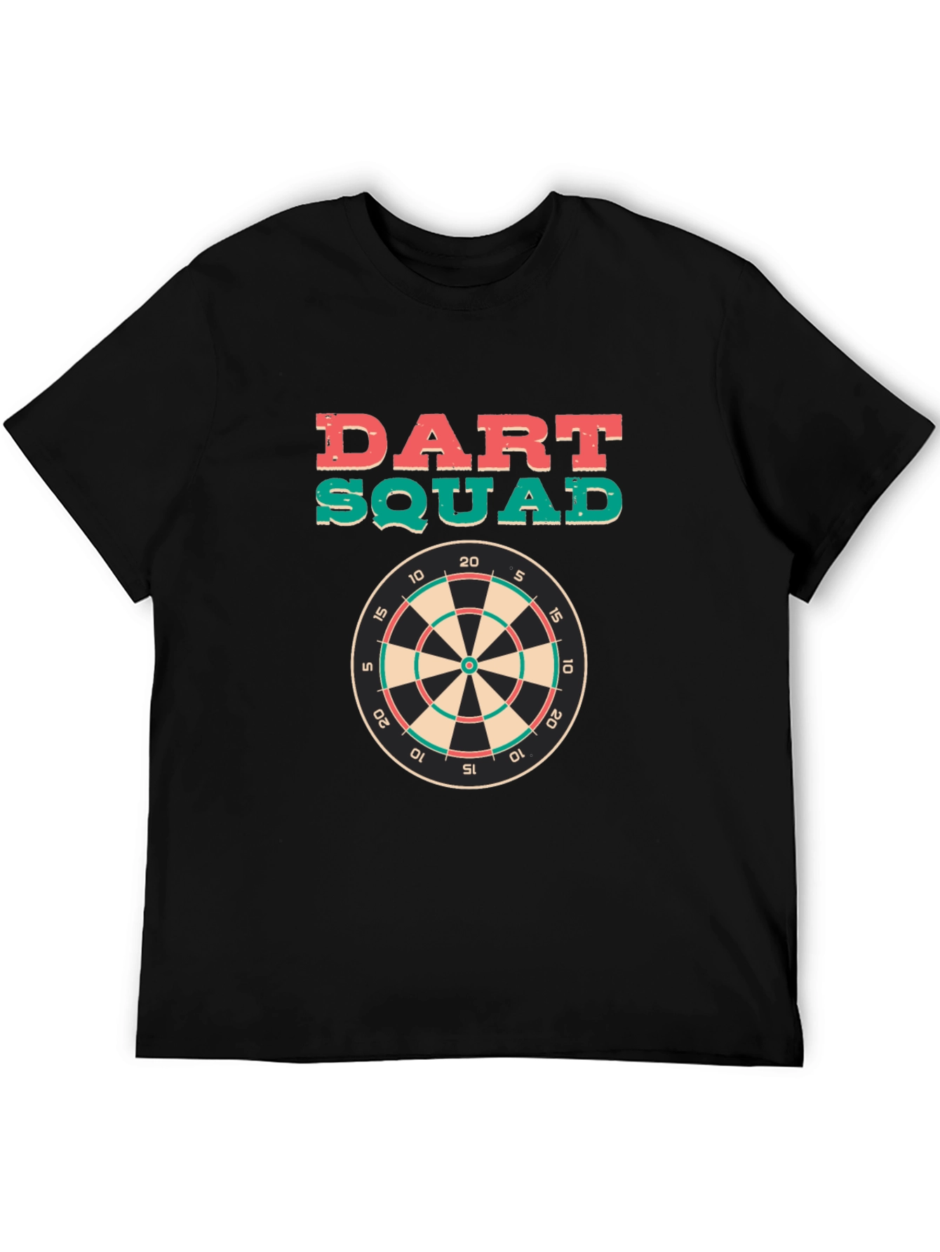 Black Dart Squad Graphic Tee - Black Cotton T-Shirt view 5