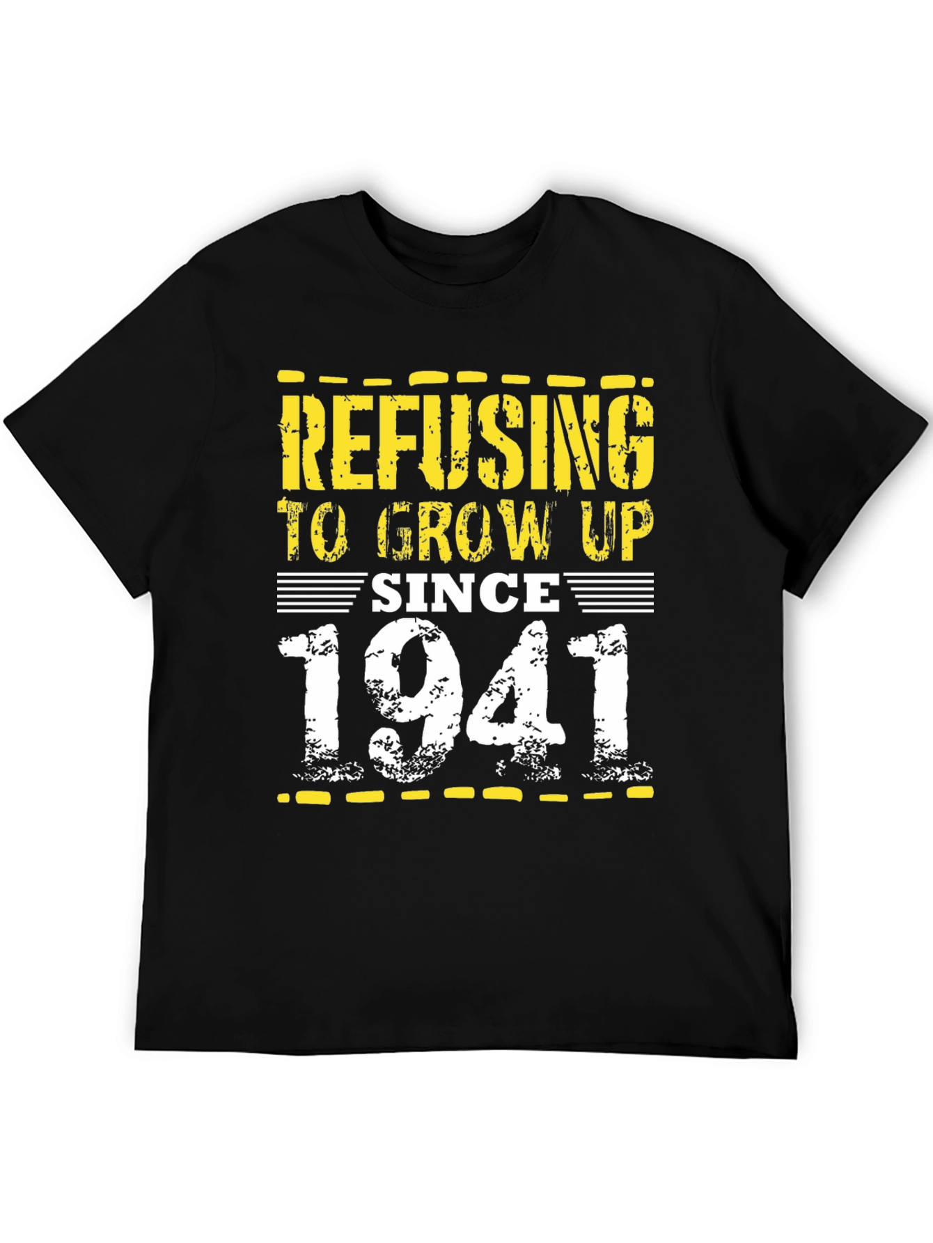 Black Refusing to Grow Up Since 1941 Graphic Tee view 5