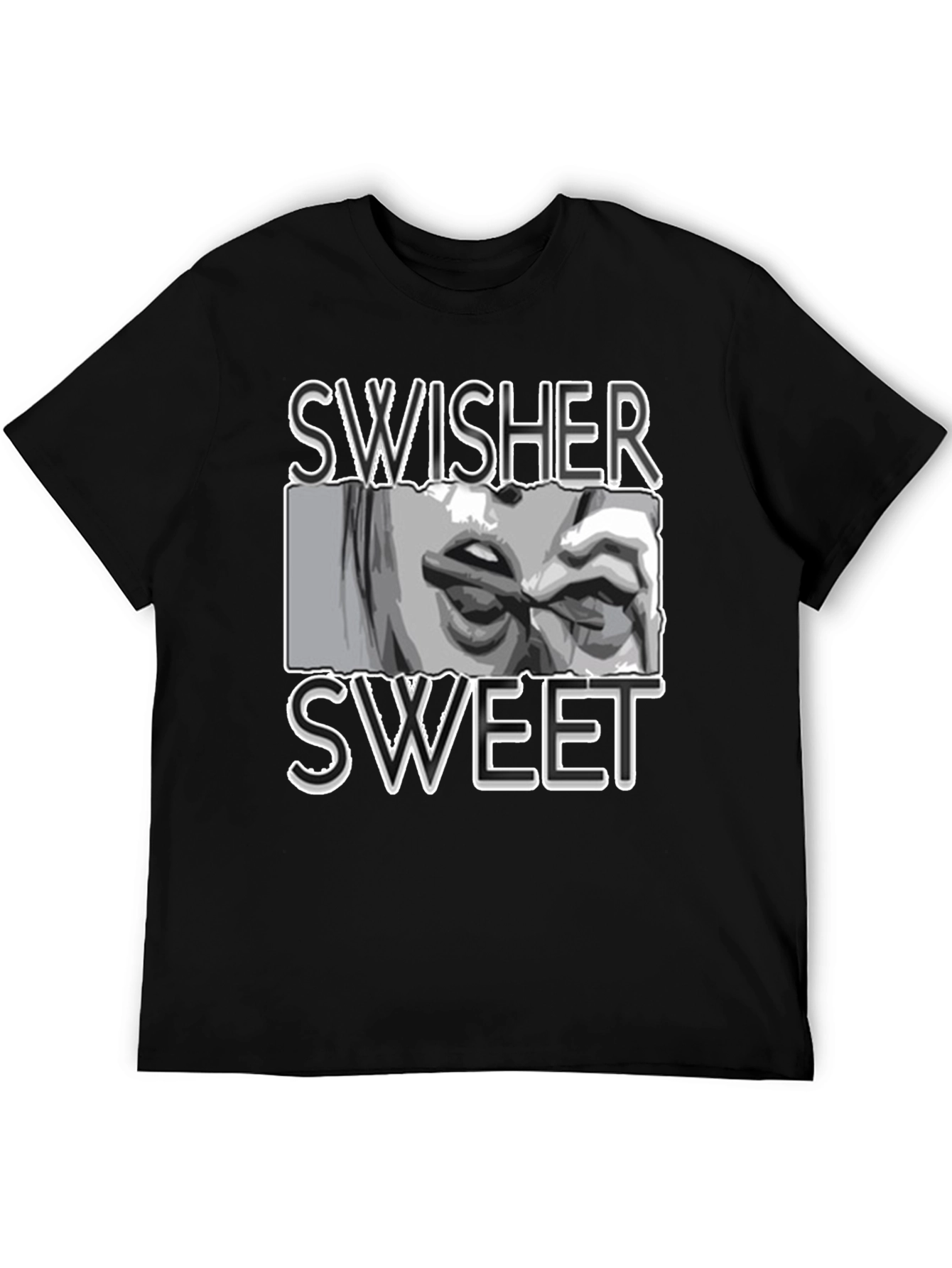 Black Swisher Sweet Graphic T-Shirt - Casual Wear view 5