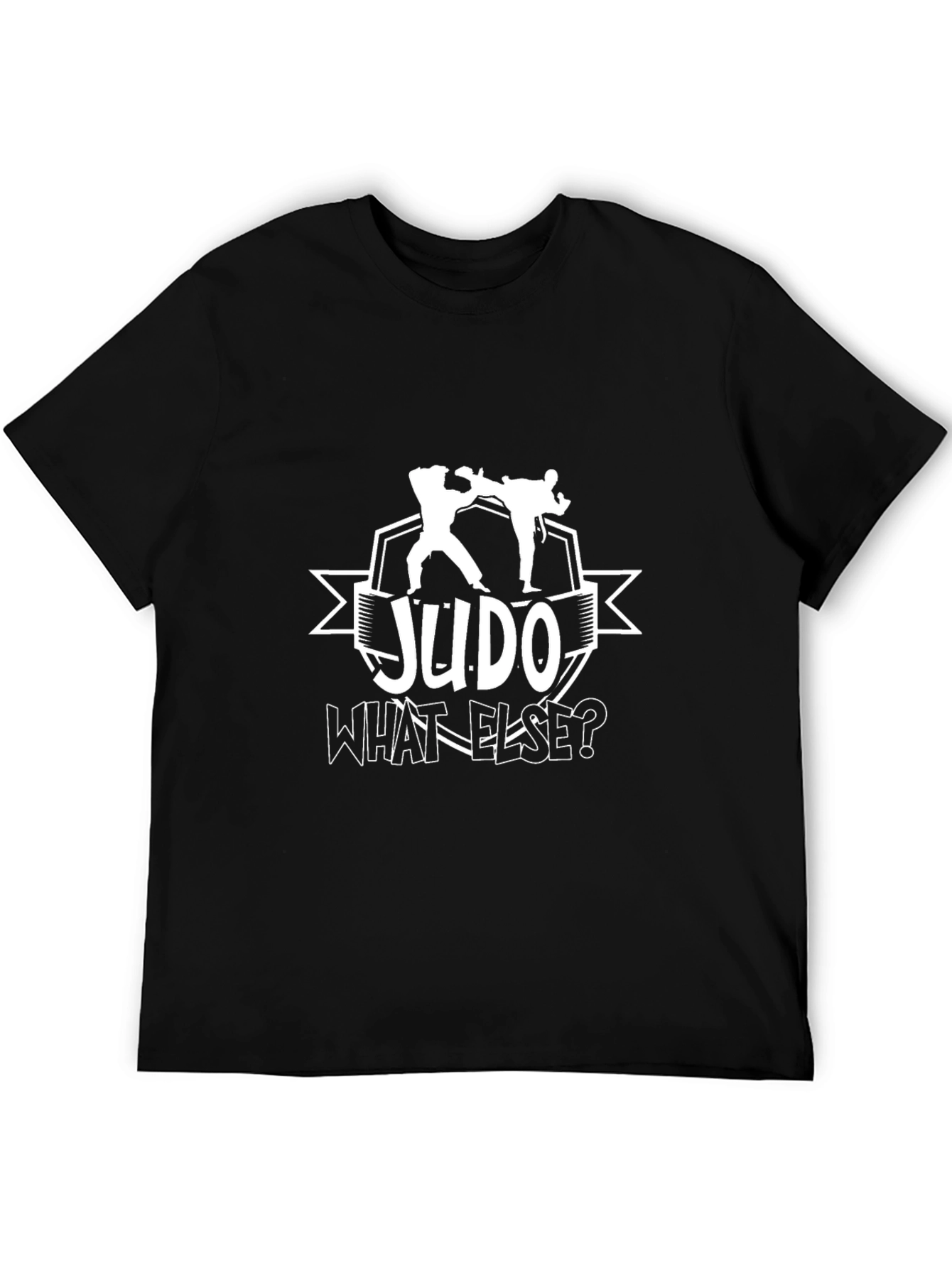 Black Judo What Else? Black T-Shirt view 5