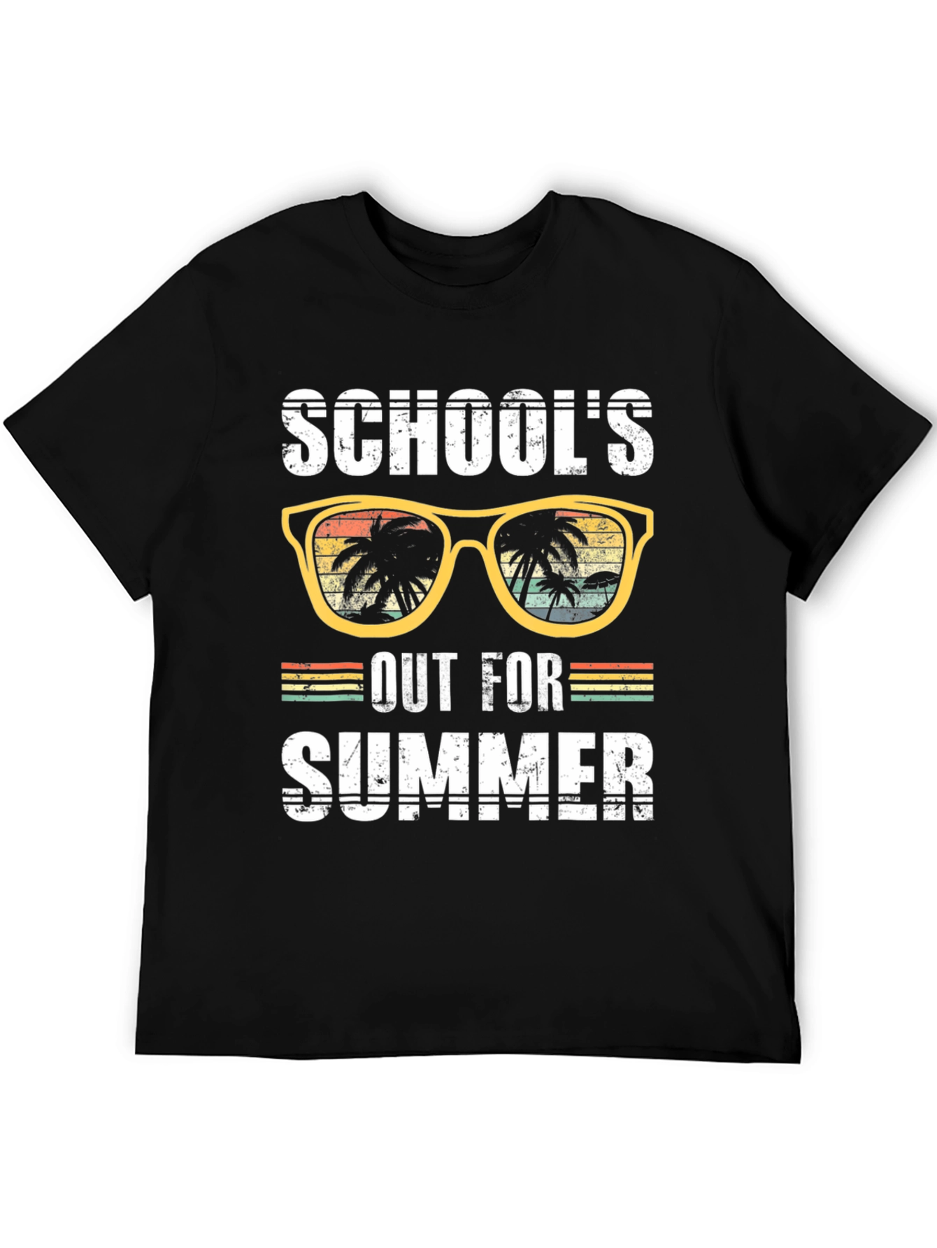 Black School's Out For Summer Graphic T-Shirt view 5