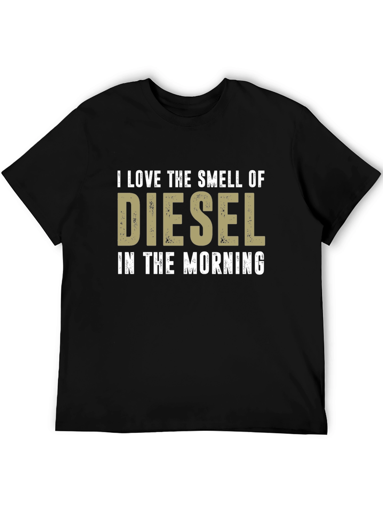 Black Diesel Smell T-Shirt -  Morning Aroma Tee view 5