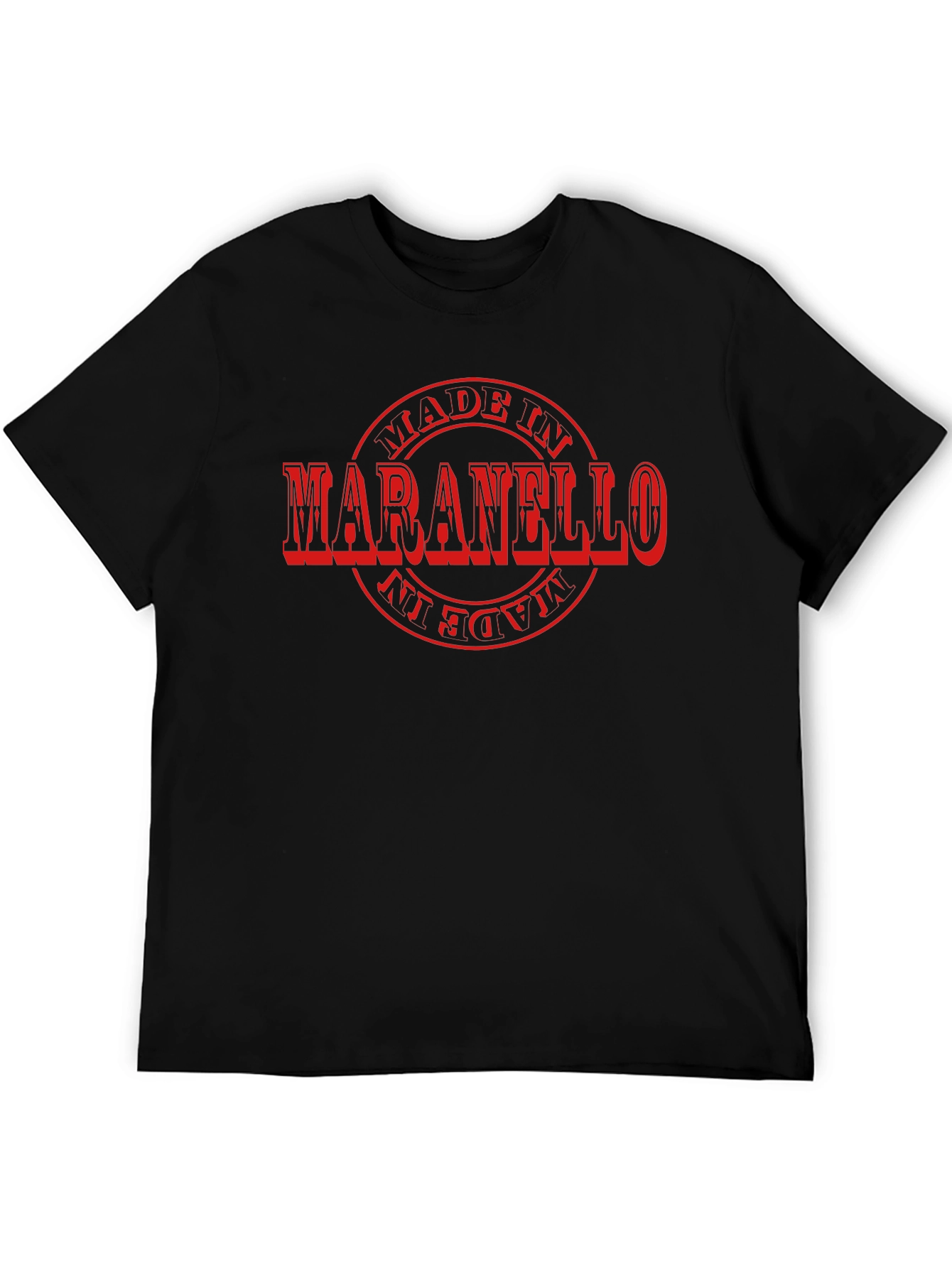 Black Made in Maranello Graphic T-Shirt - Black view 5
